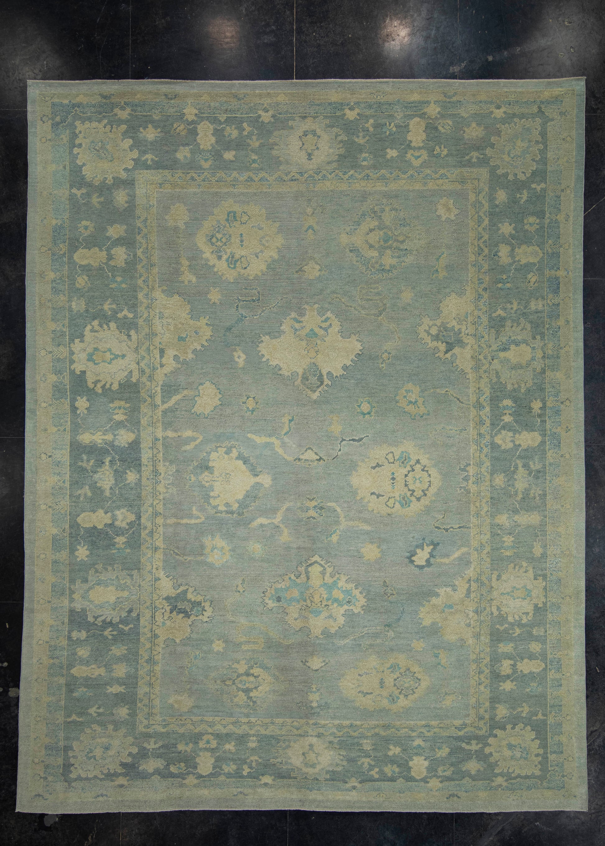 Turkish Oushak Rug 10'2" x 13'2" #18546