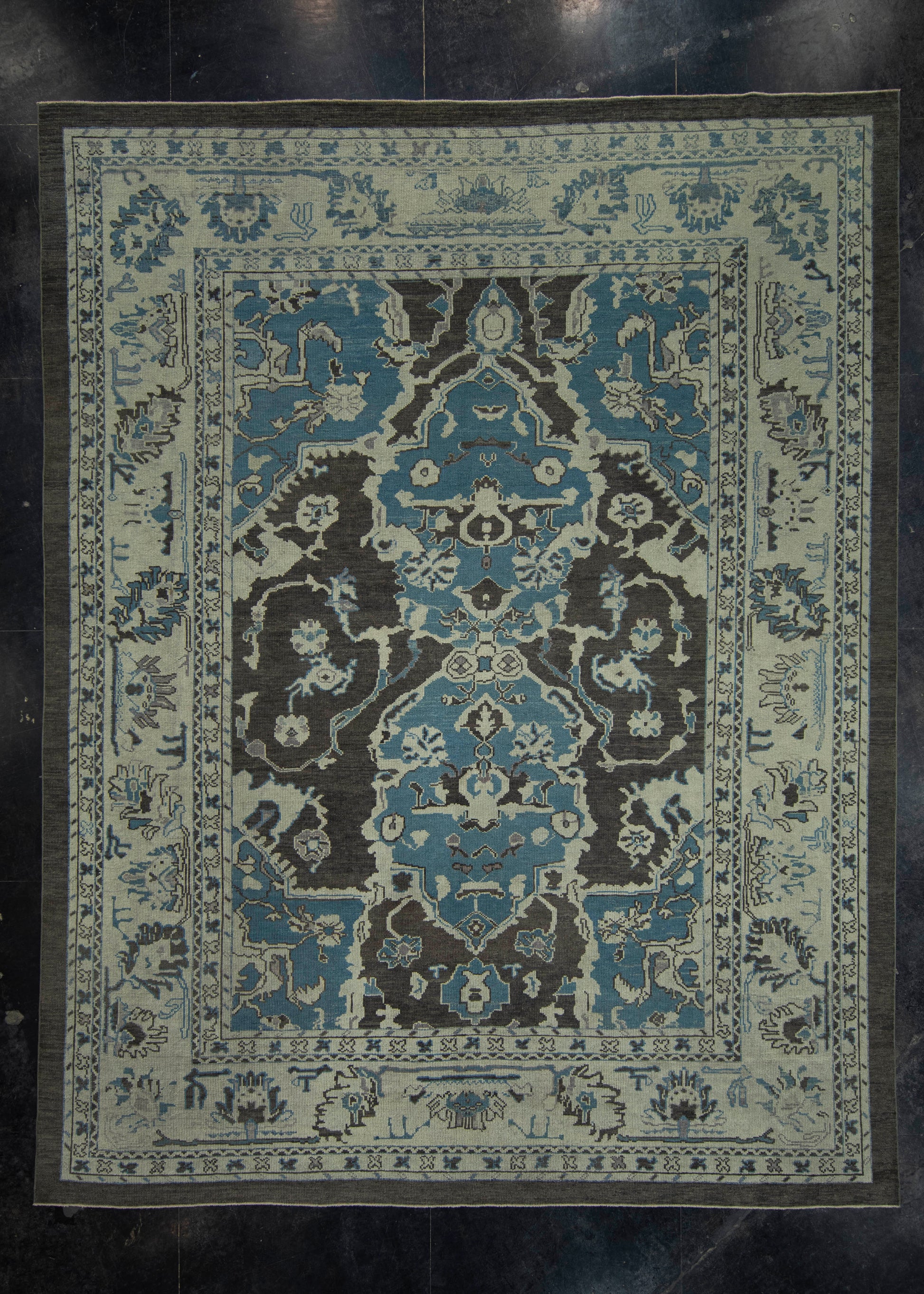 Turkish Oushak Rug 10'2" x 13'1" #18575
