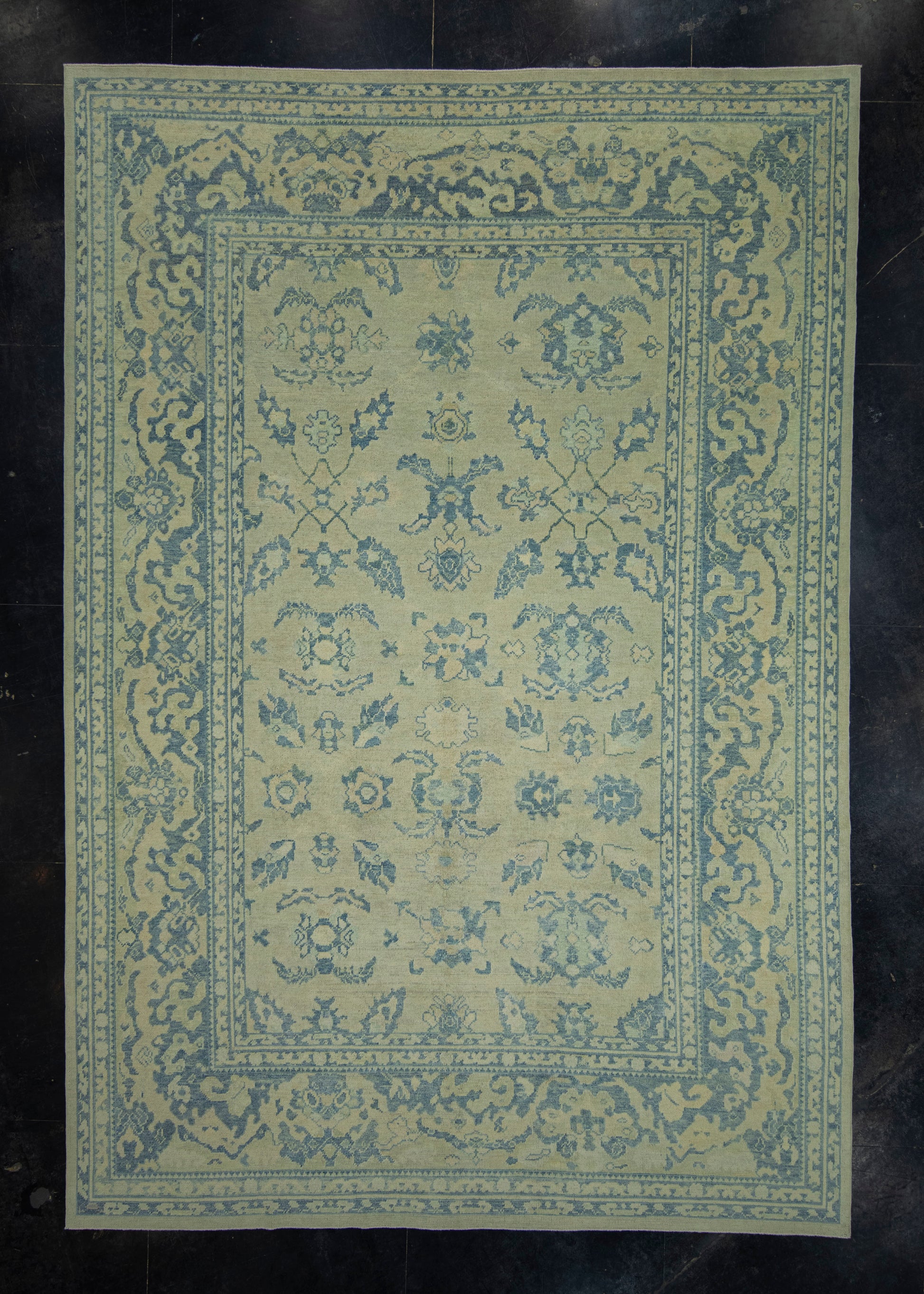 Turkish Oushak Rug 9'1" x 13'5" #18581