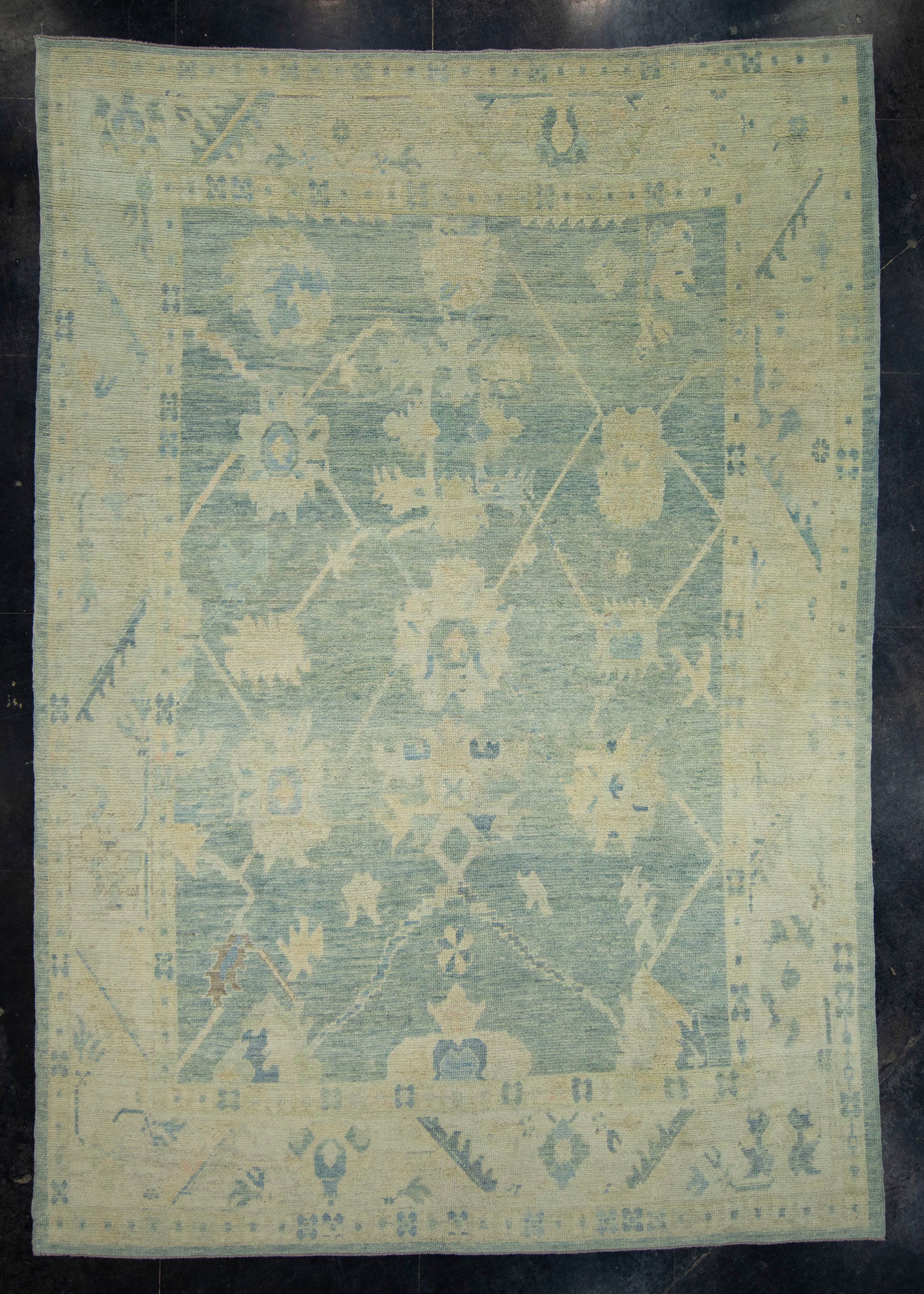 Turkish Oushak Rug 9'10" x 14' #18526