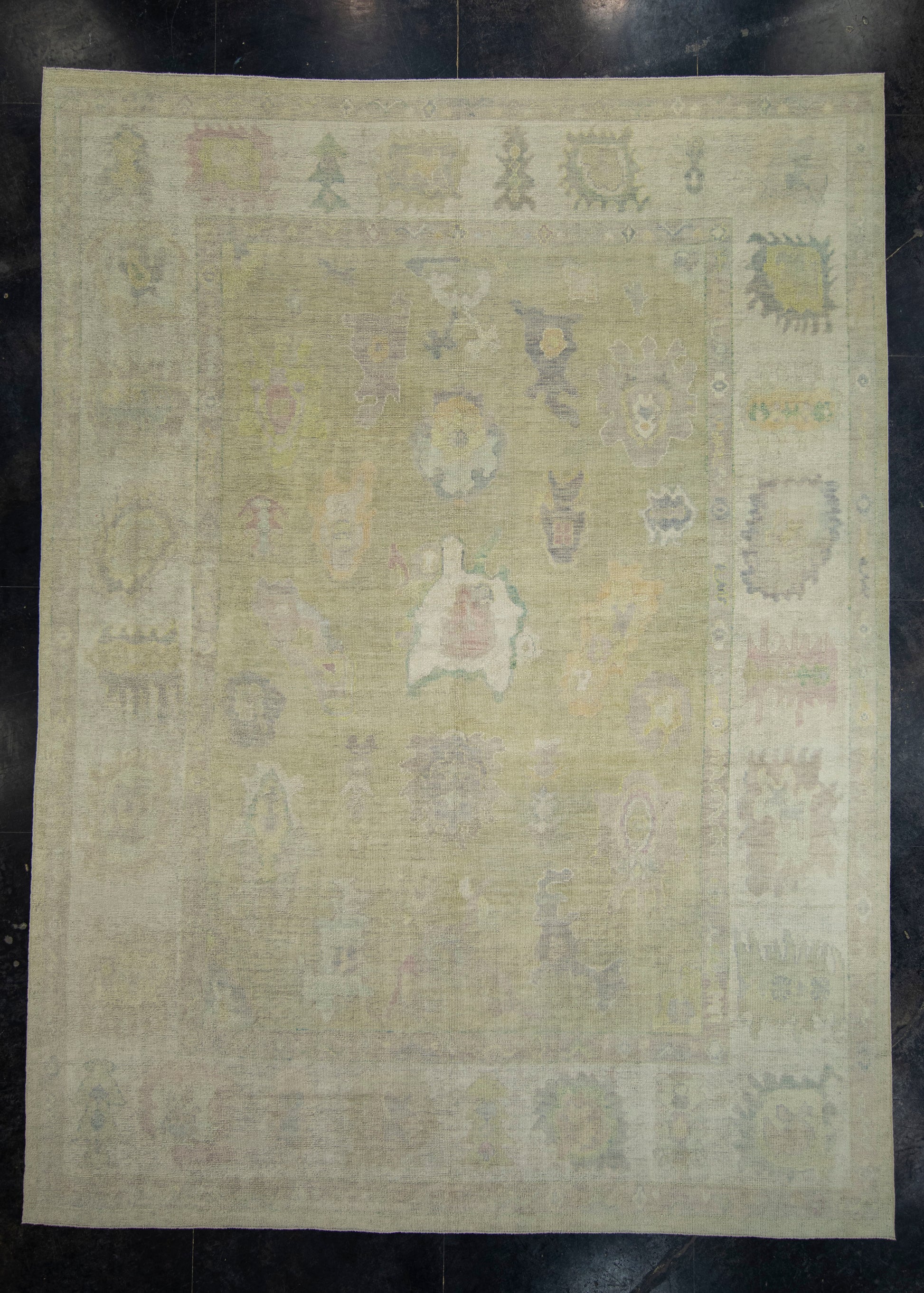 Turkish Oushak Rug 10'4" x 14' #18647