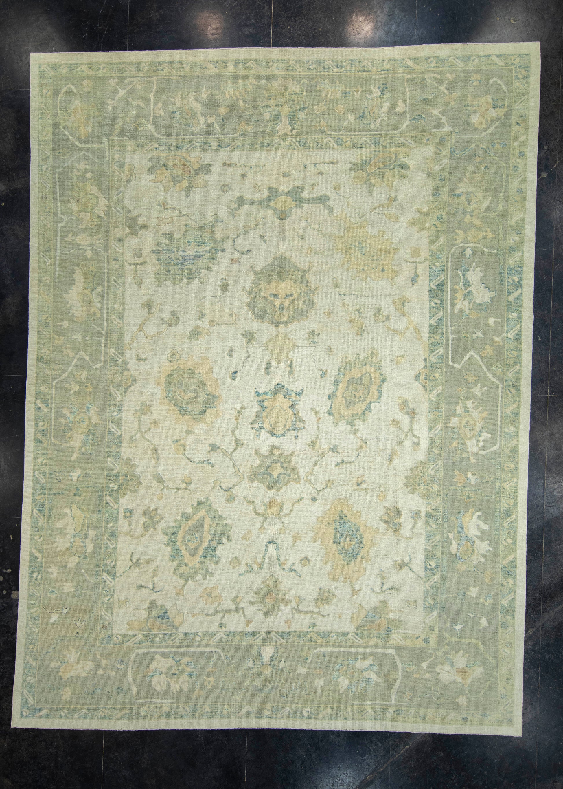 Turkish Oushak Rug 10'6" x 14'1" #18548