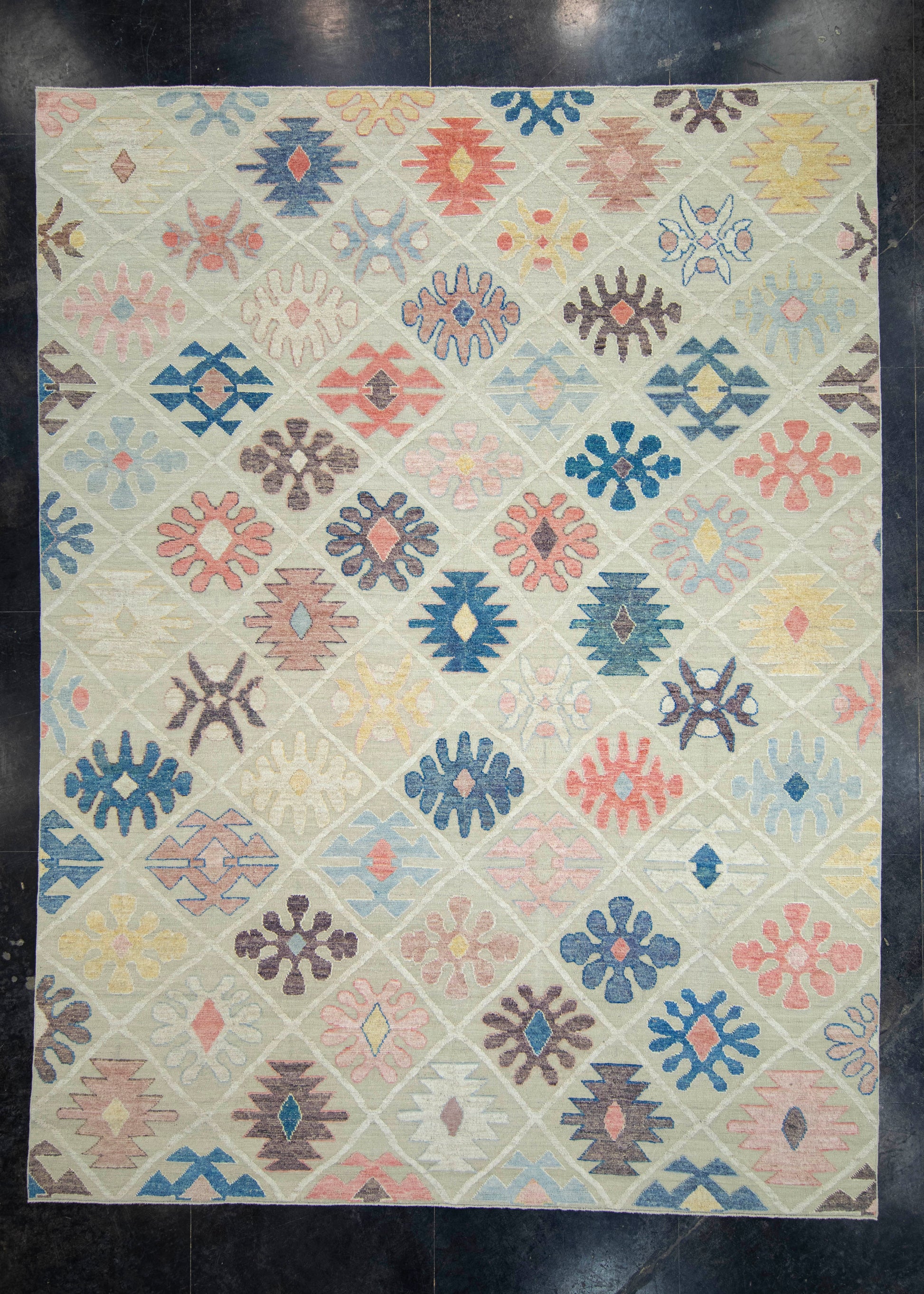 Turkish Kilim Oriental Handmade Flatweave 10'5" x 13'10" #18569