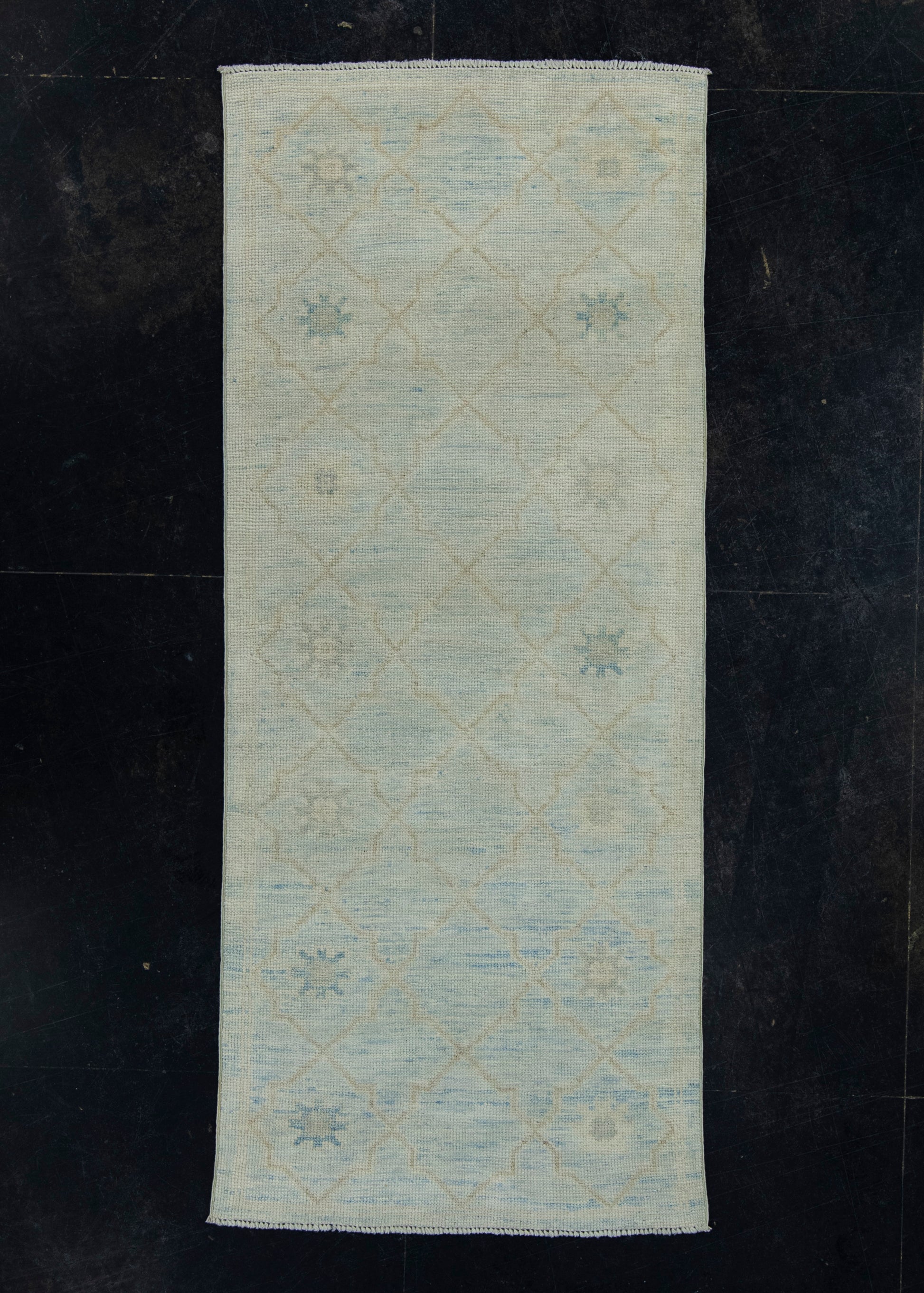 Turkish Oushak Rug 2'11" x 7' #17835