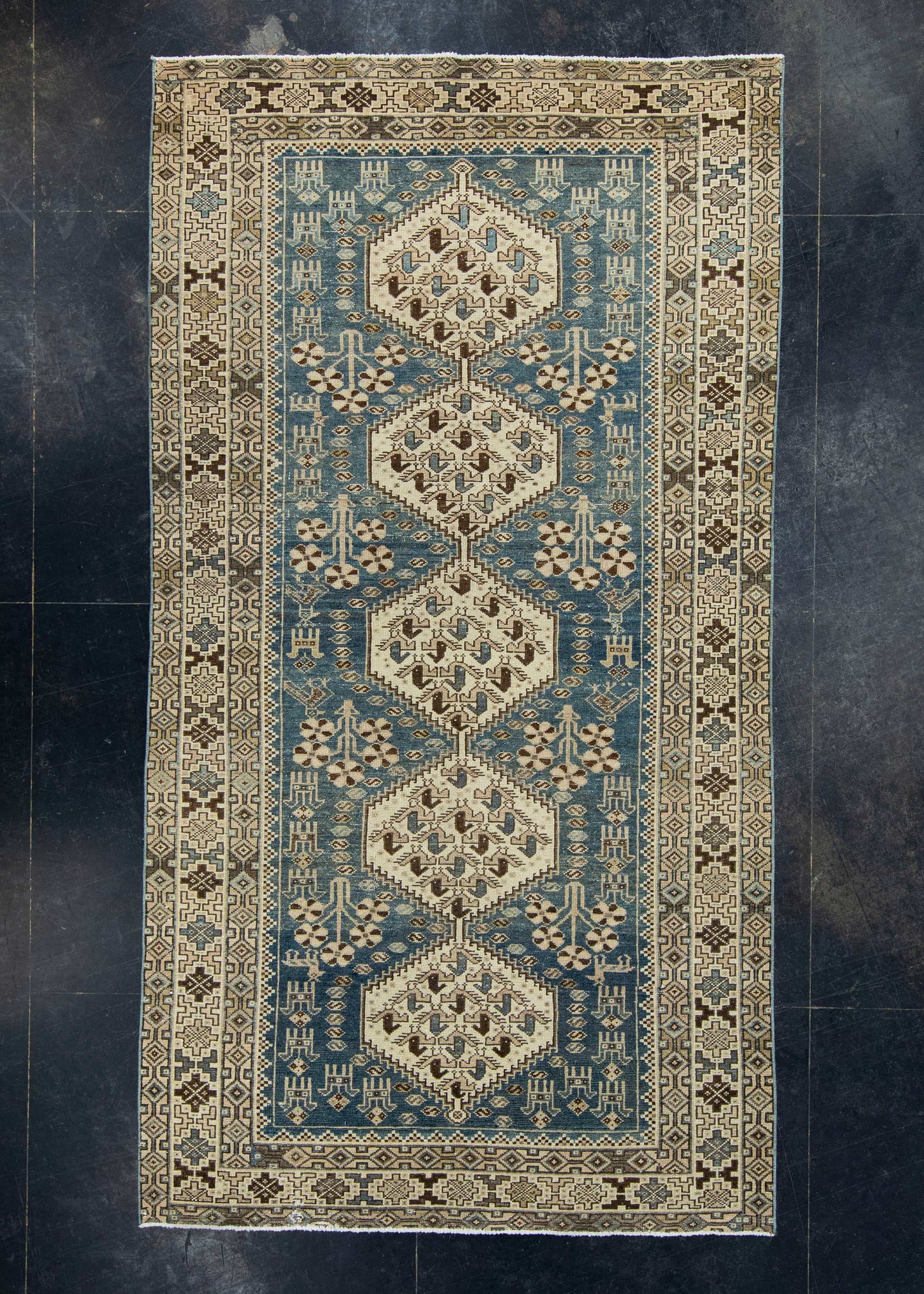 Turkish Vintage Rug 4'9" x 8'11" #17605