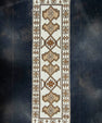 Turkish Vintage Runner Rug 3'4" x 11'10" #17470