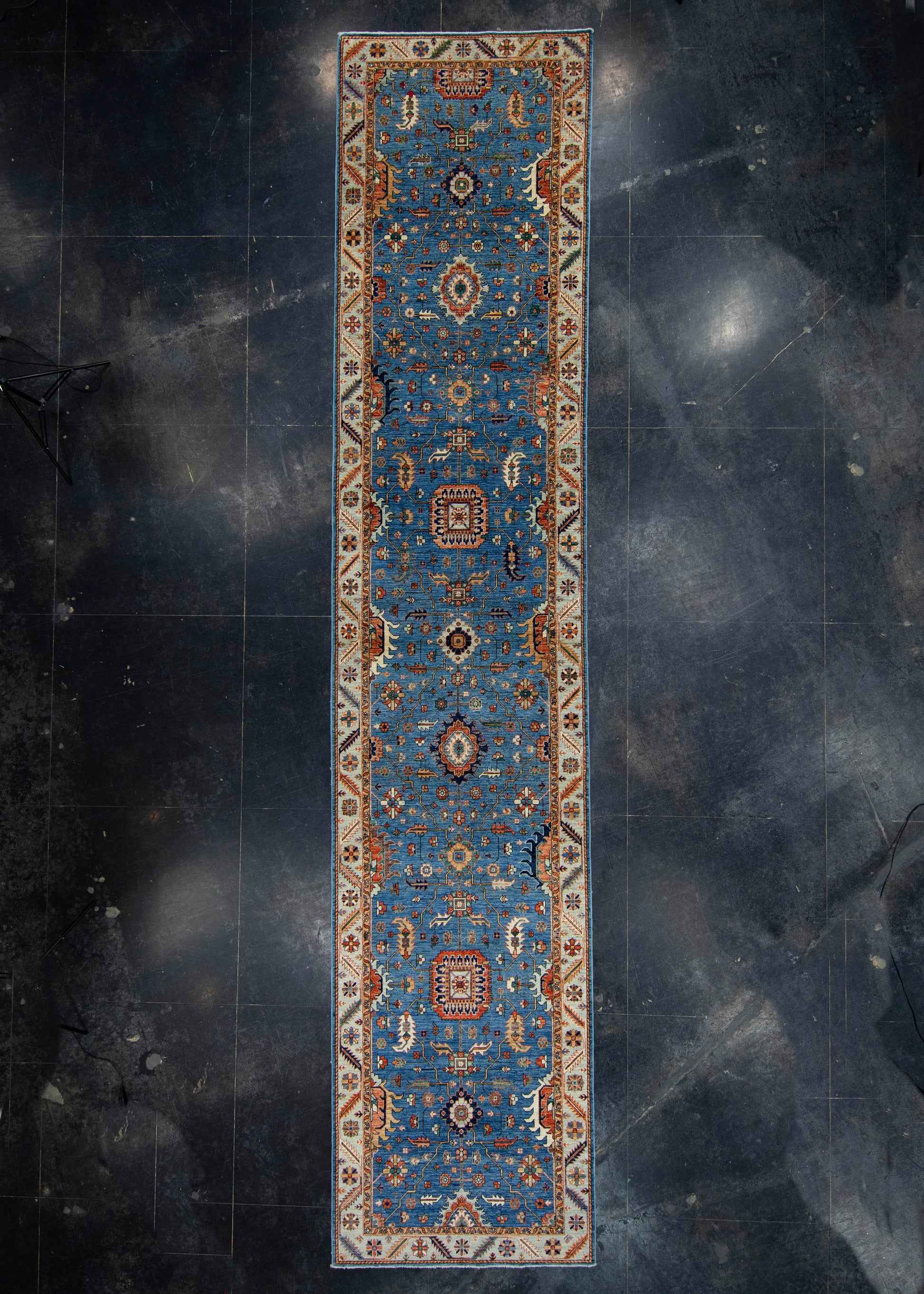 Oriental Handmade Runner Rug 4' x 19' #17013