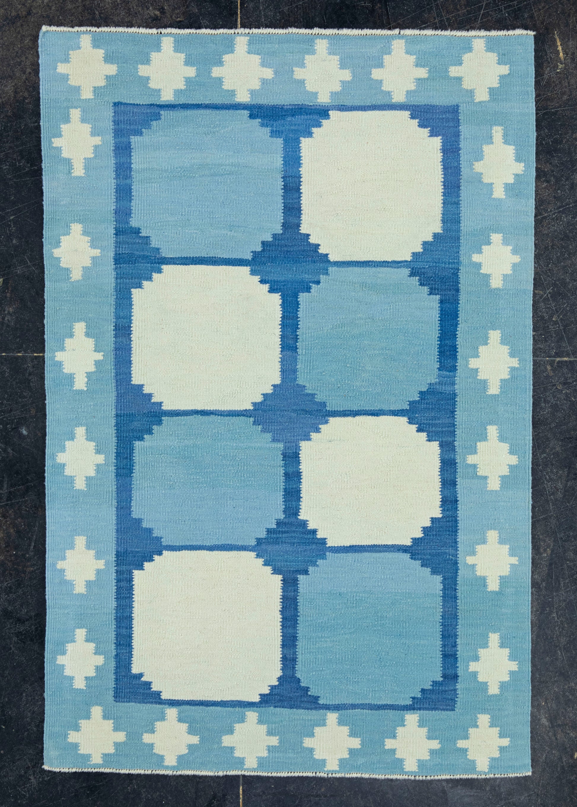 Turkish Kilim Oriental Handmade Flatweave 3'2" x 4'9" #18167