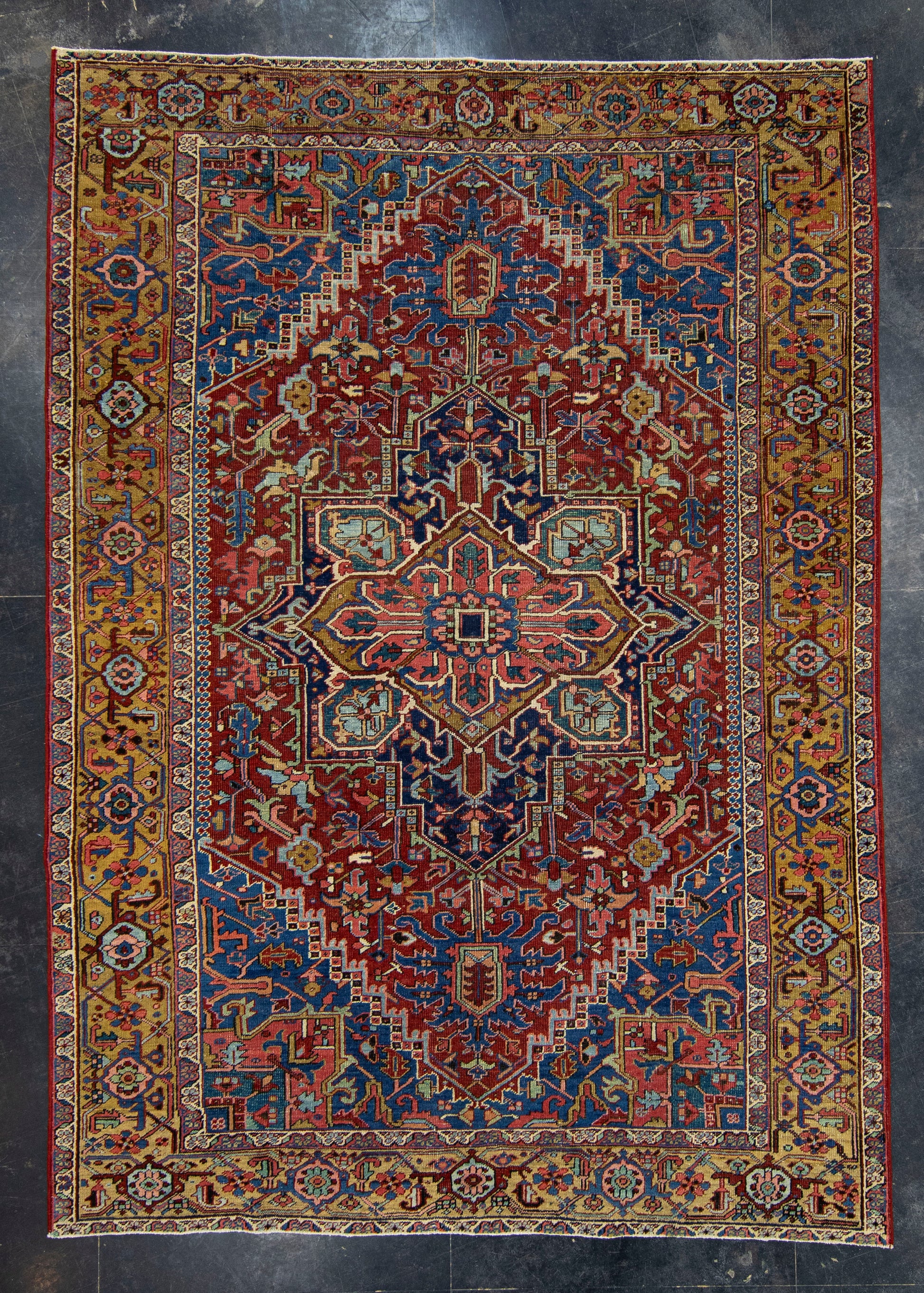 Antique Heriz 7'3" x 10'3" #17098