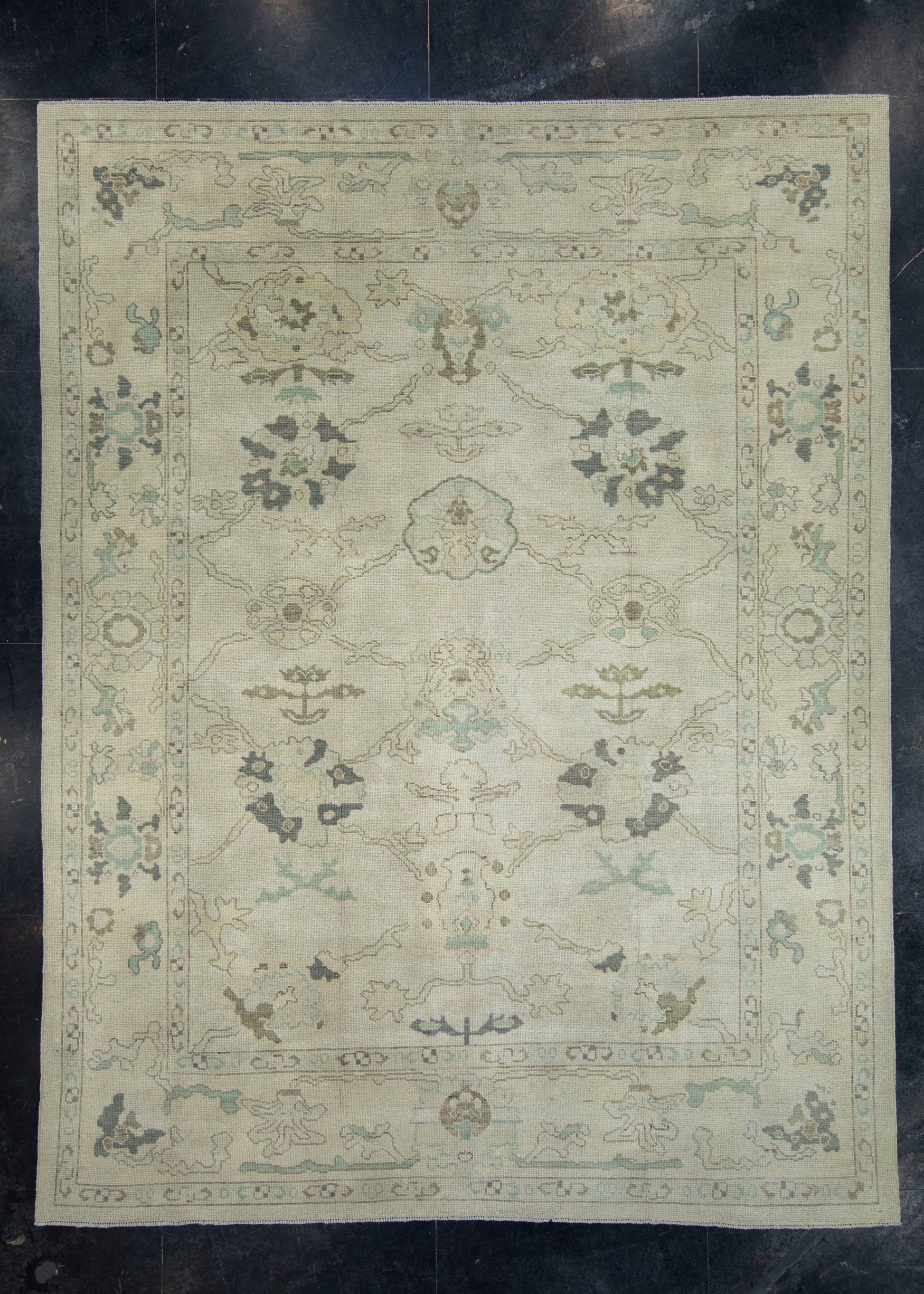 Oushak Rug 9'5" x 12'5" #17875