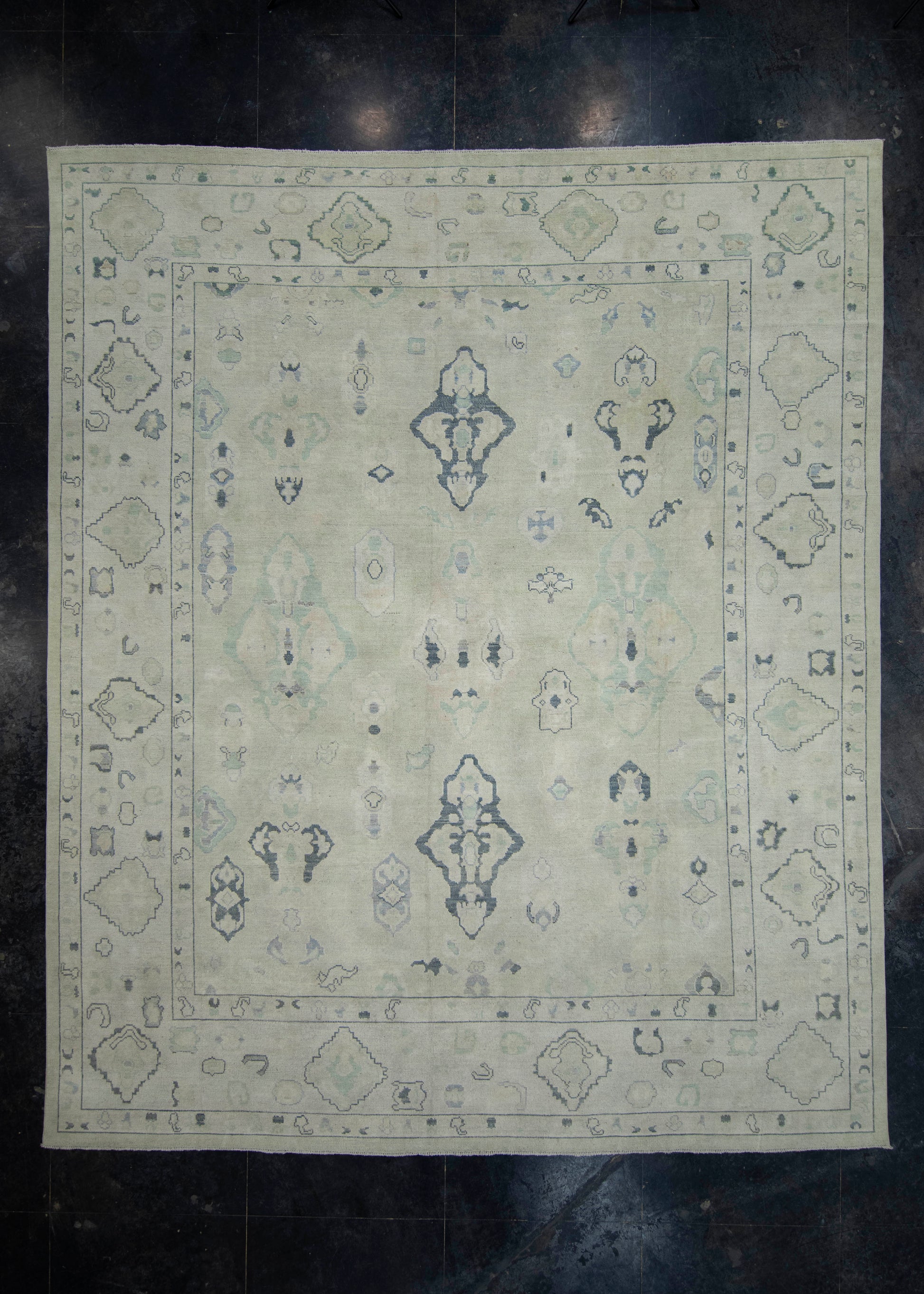 Oushak Rug 12'8" x 15'3" #17848