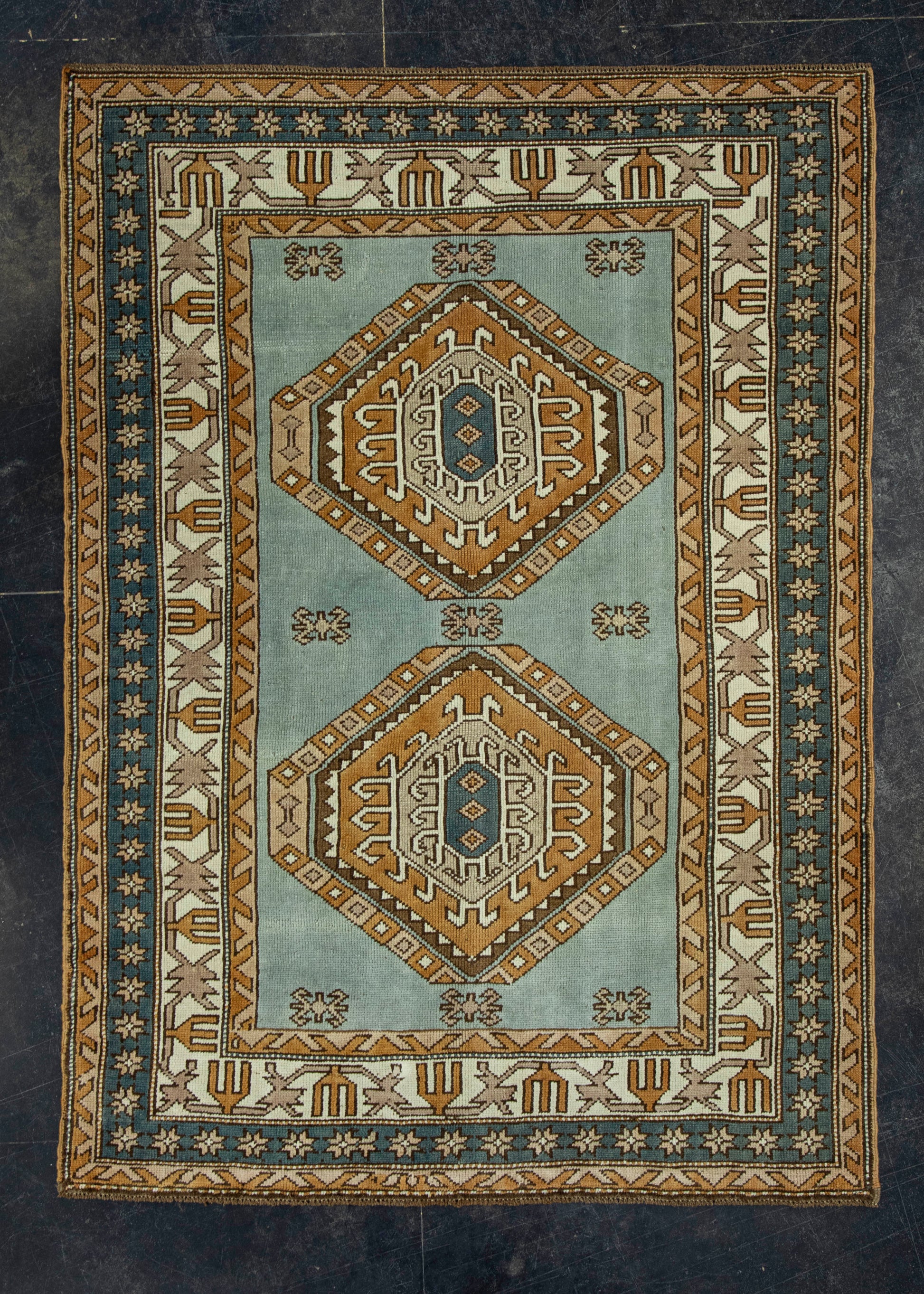 Turkish Vintage Rug 4'5" x 6'2" #16074