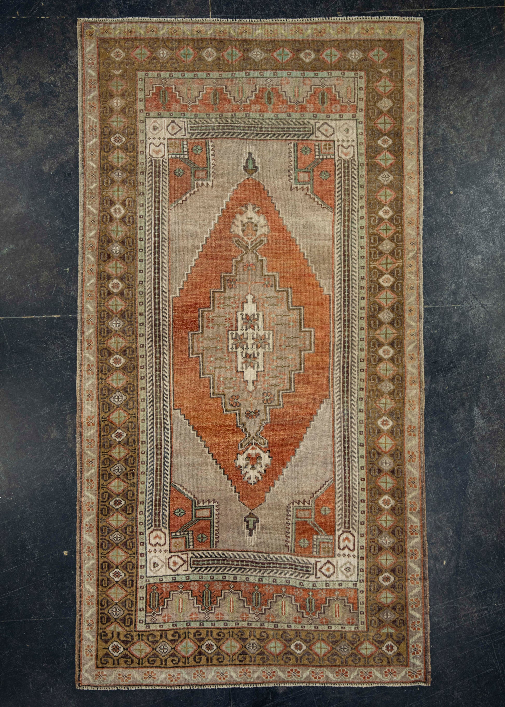 Turkish Vintage Rug 3'6" x 6'8" #16090
