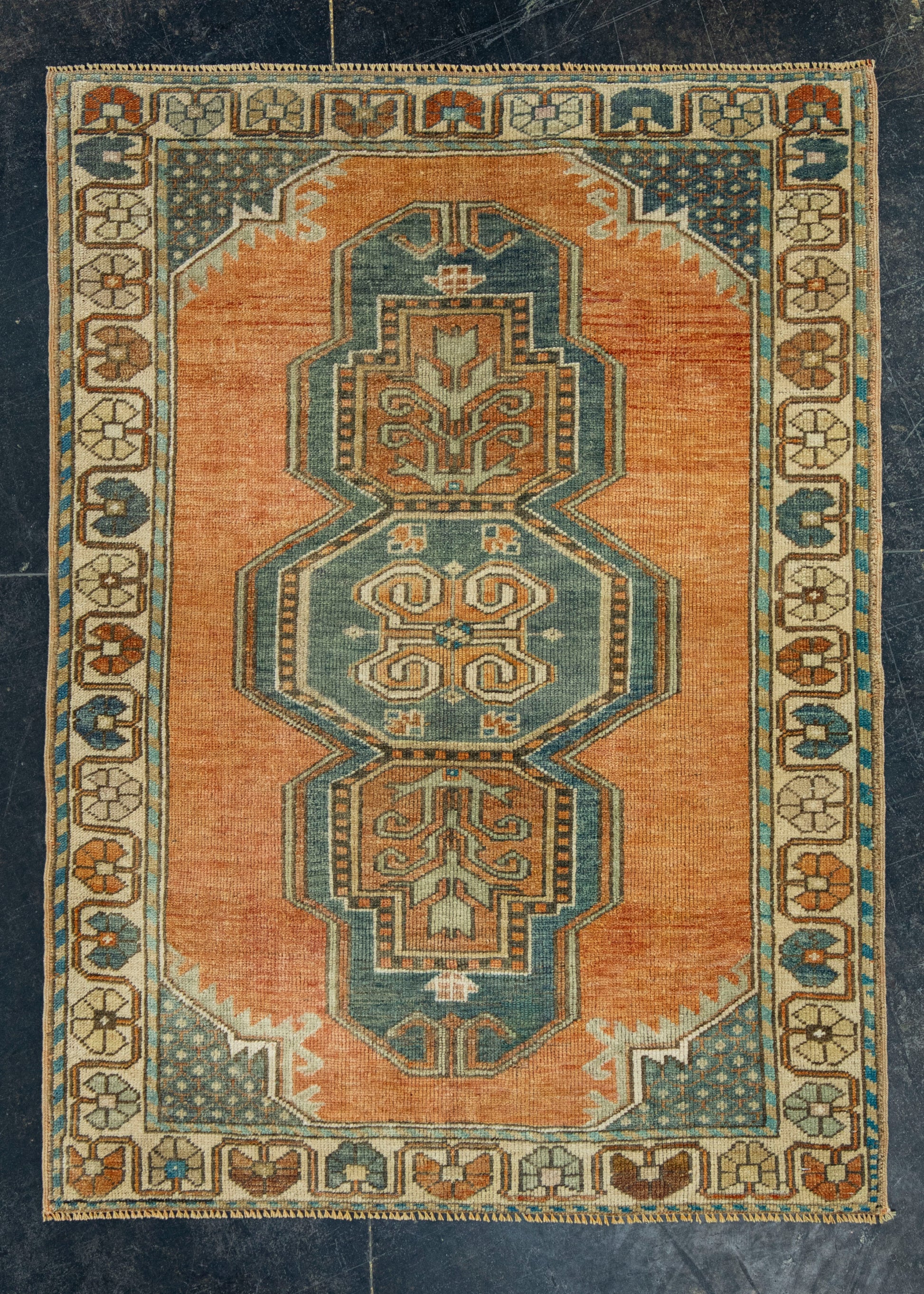 Turkish Vintage Rug 2'11" x 4' #16101