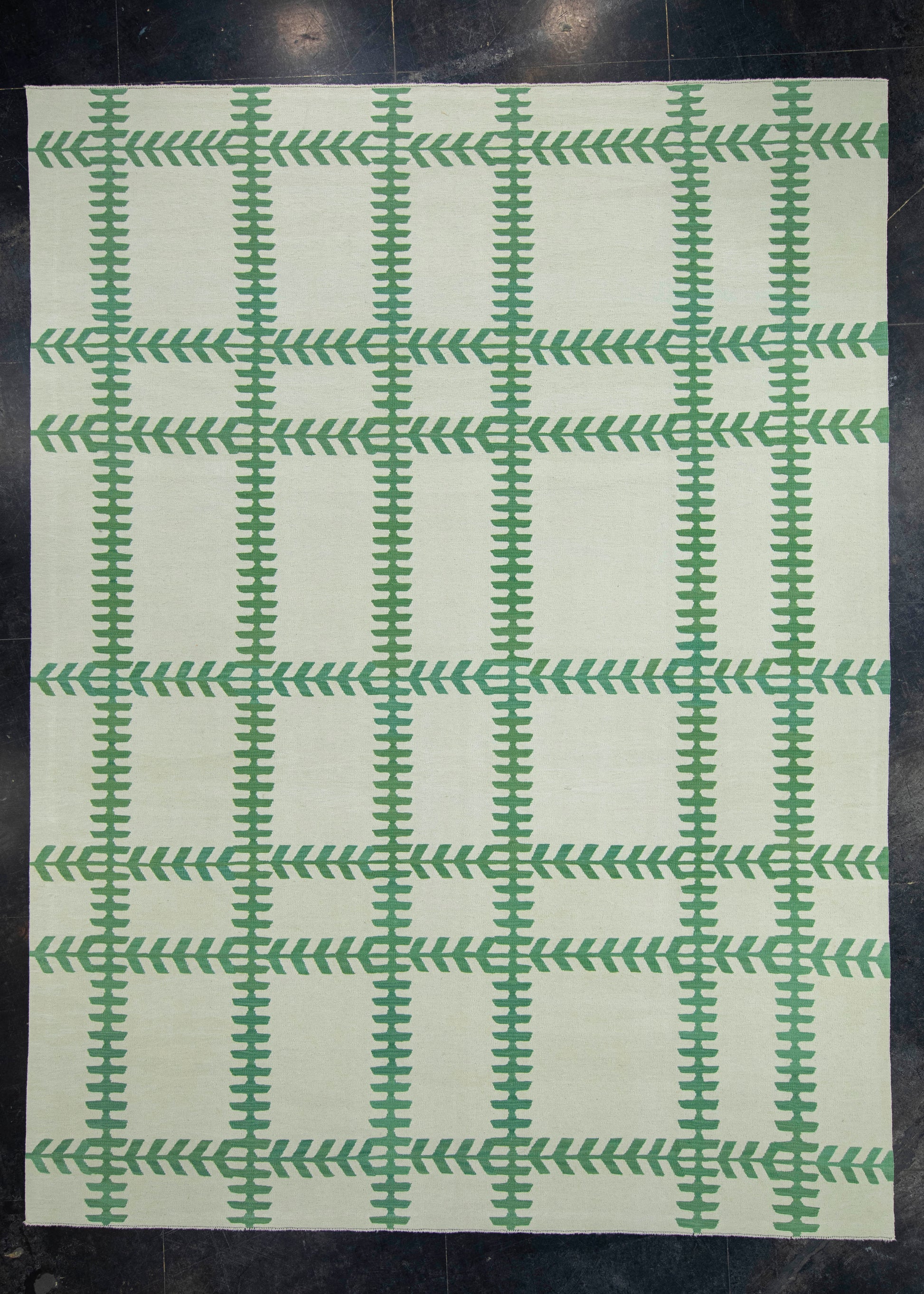 Turkish Kilim Oriental Handmade Flatweave 9'3" x 12'3" #18161