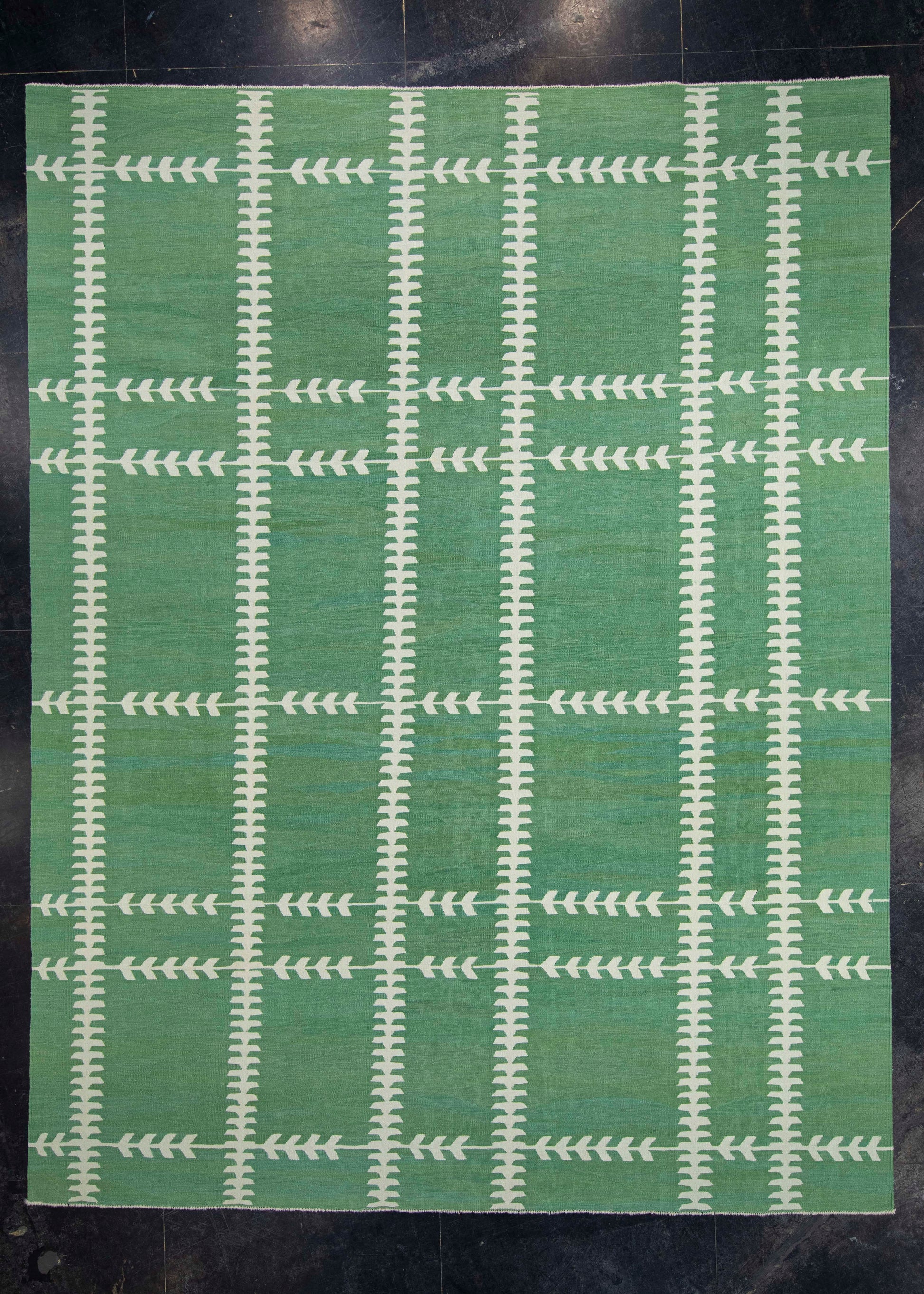 Turkish Kilim Oriental Handmade Flatweave 9'4" x 12'1" #18149