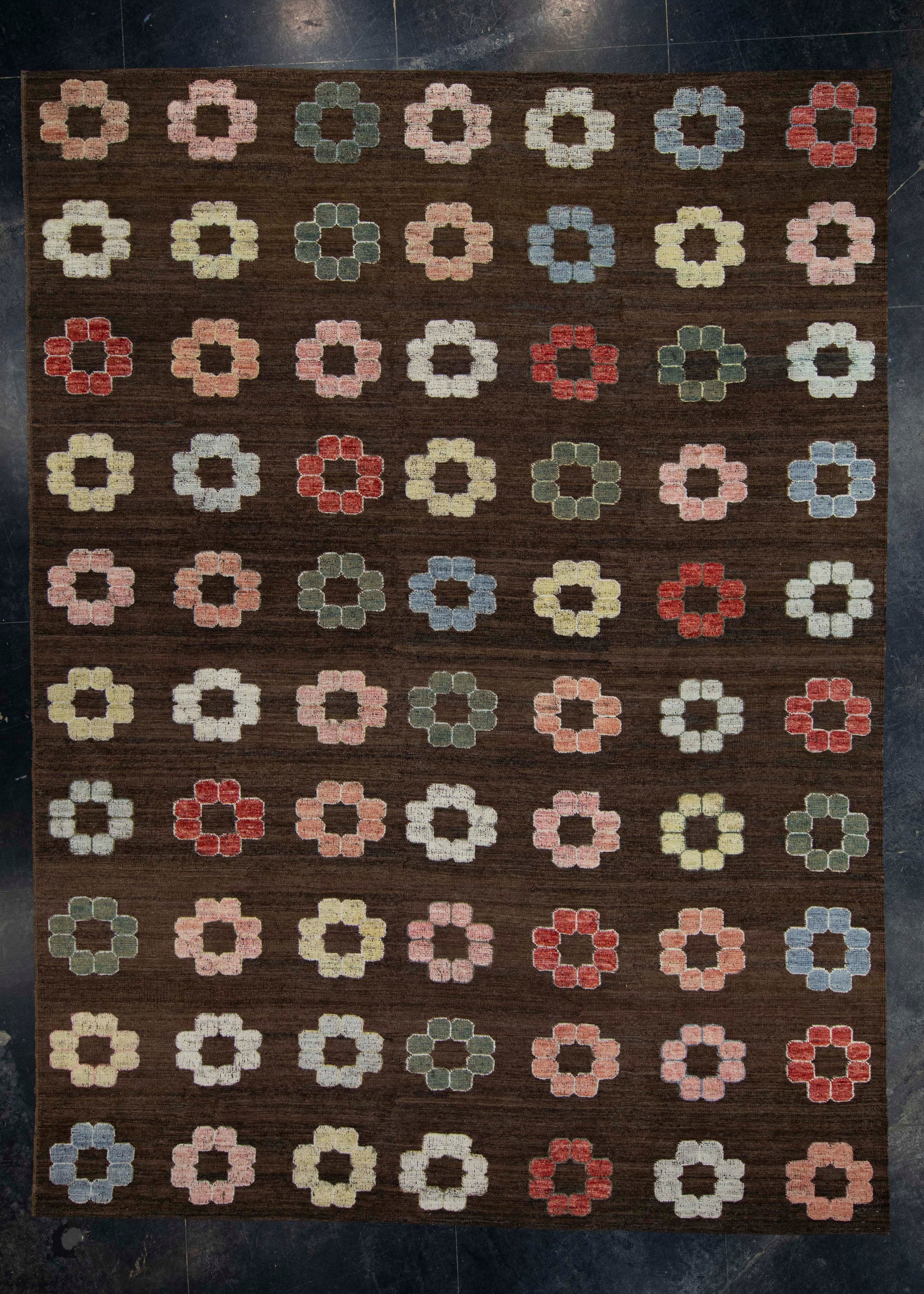 Turkish Kilim Oriental Handmade Flatweave 9'6" x 12'9" #18661