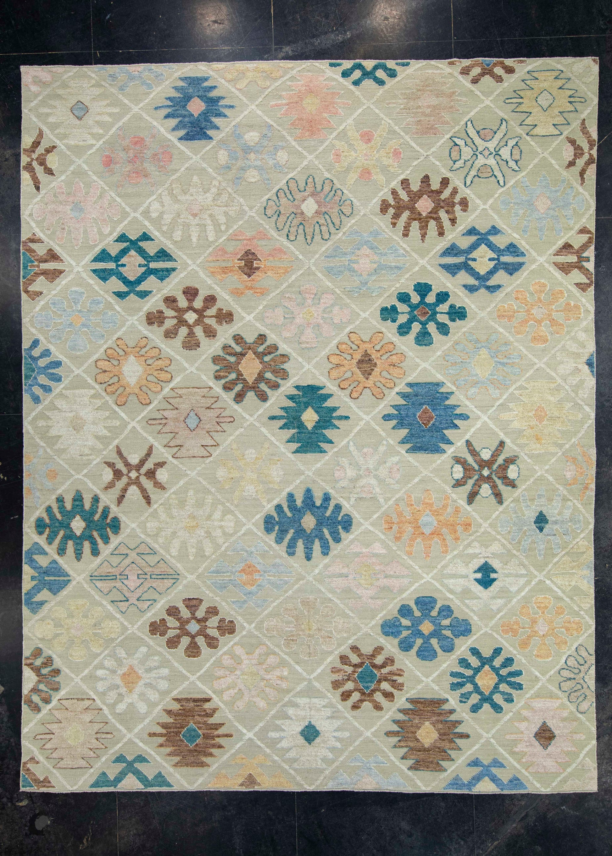Turkish Kilim Oriental Handmade Flatweave 9'7" x 12'2" #18562
