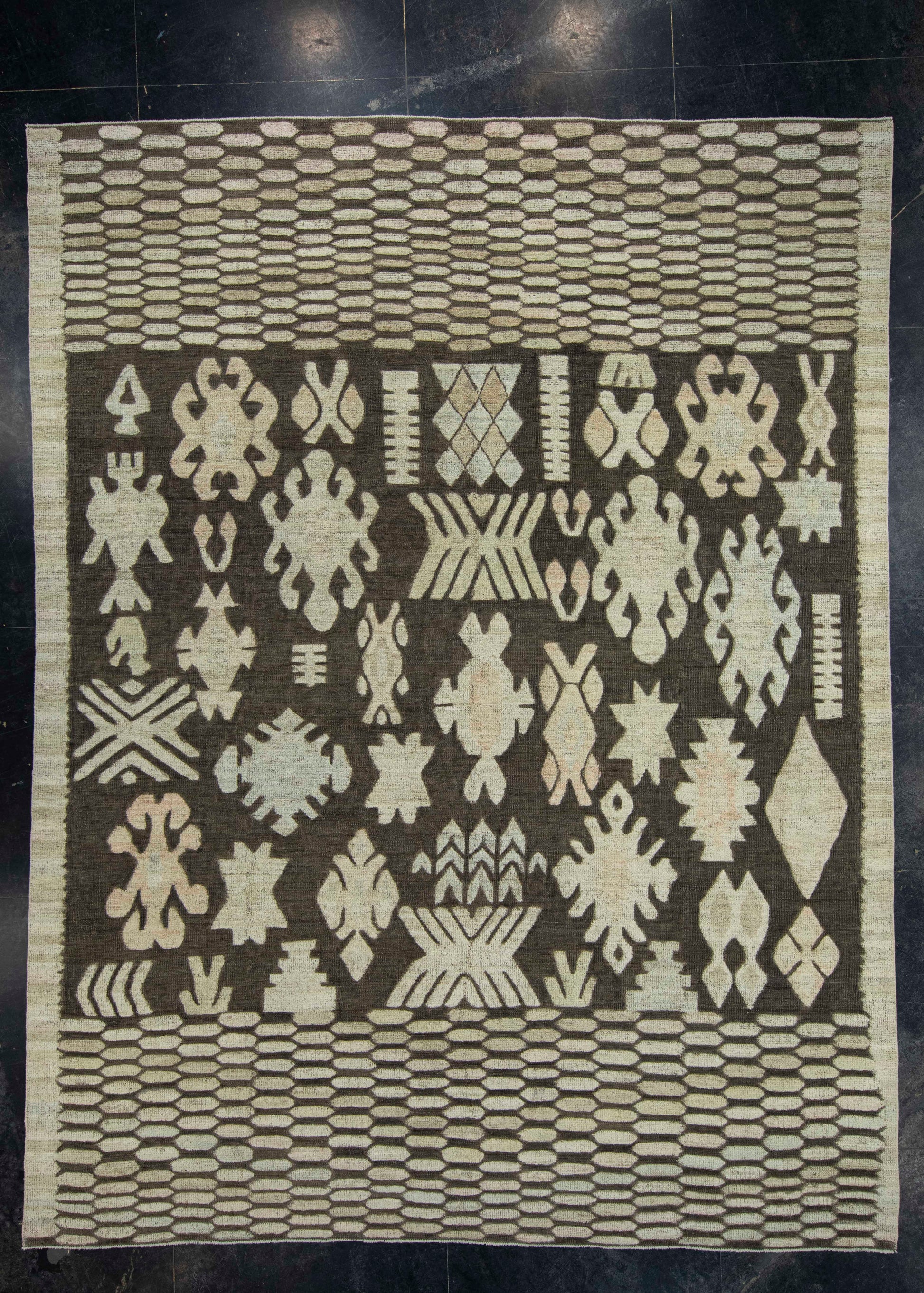 Turkish Kilim Oriental Handmade Flatweave 9'7" x 12'5" #18676