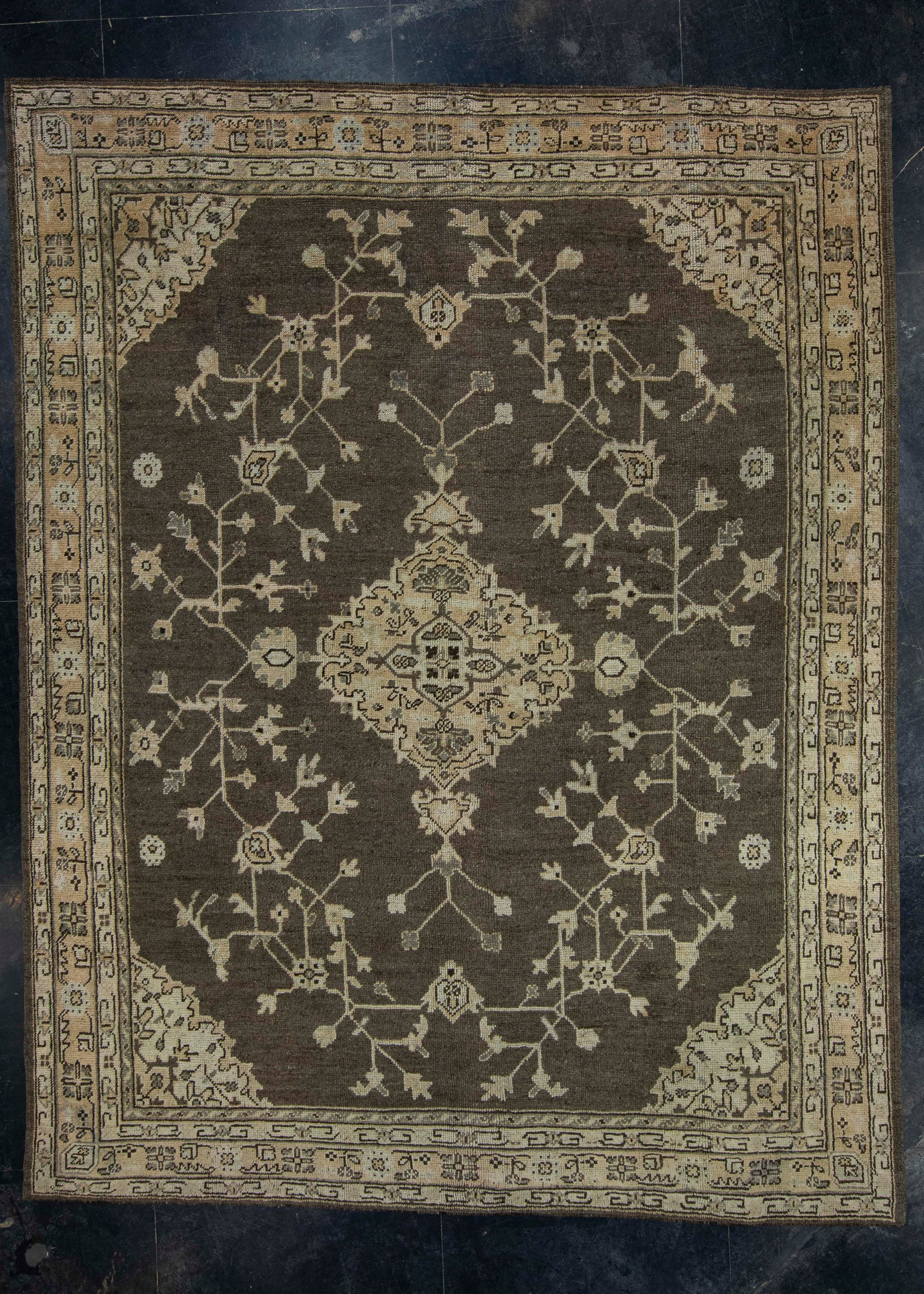 Turkish Oushak Rug 9'2" x 11'8" #18533