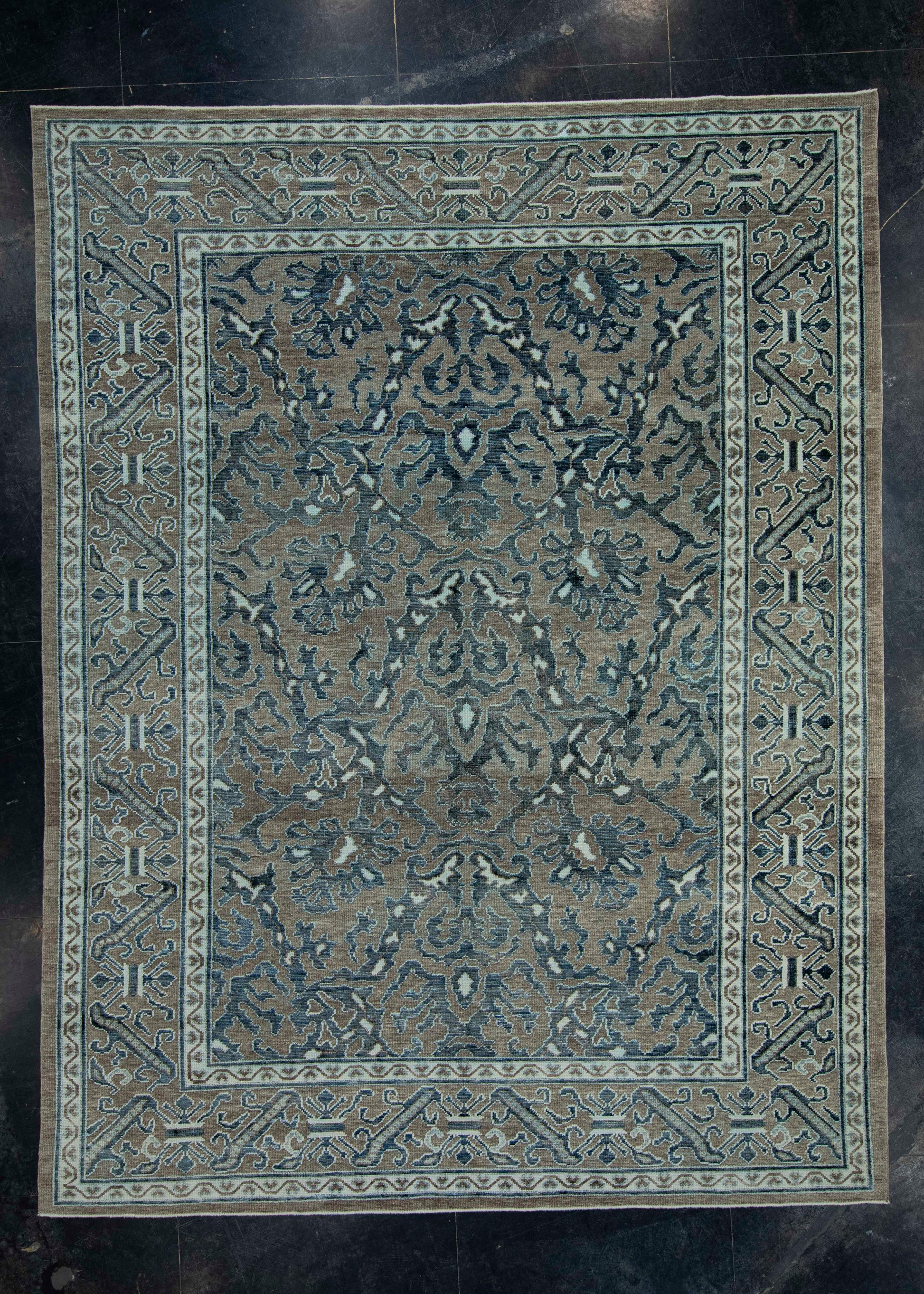 Turkish Oushak Rug 9'2" x 12' #18619