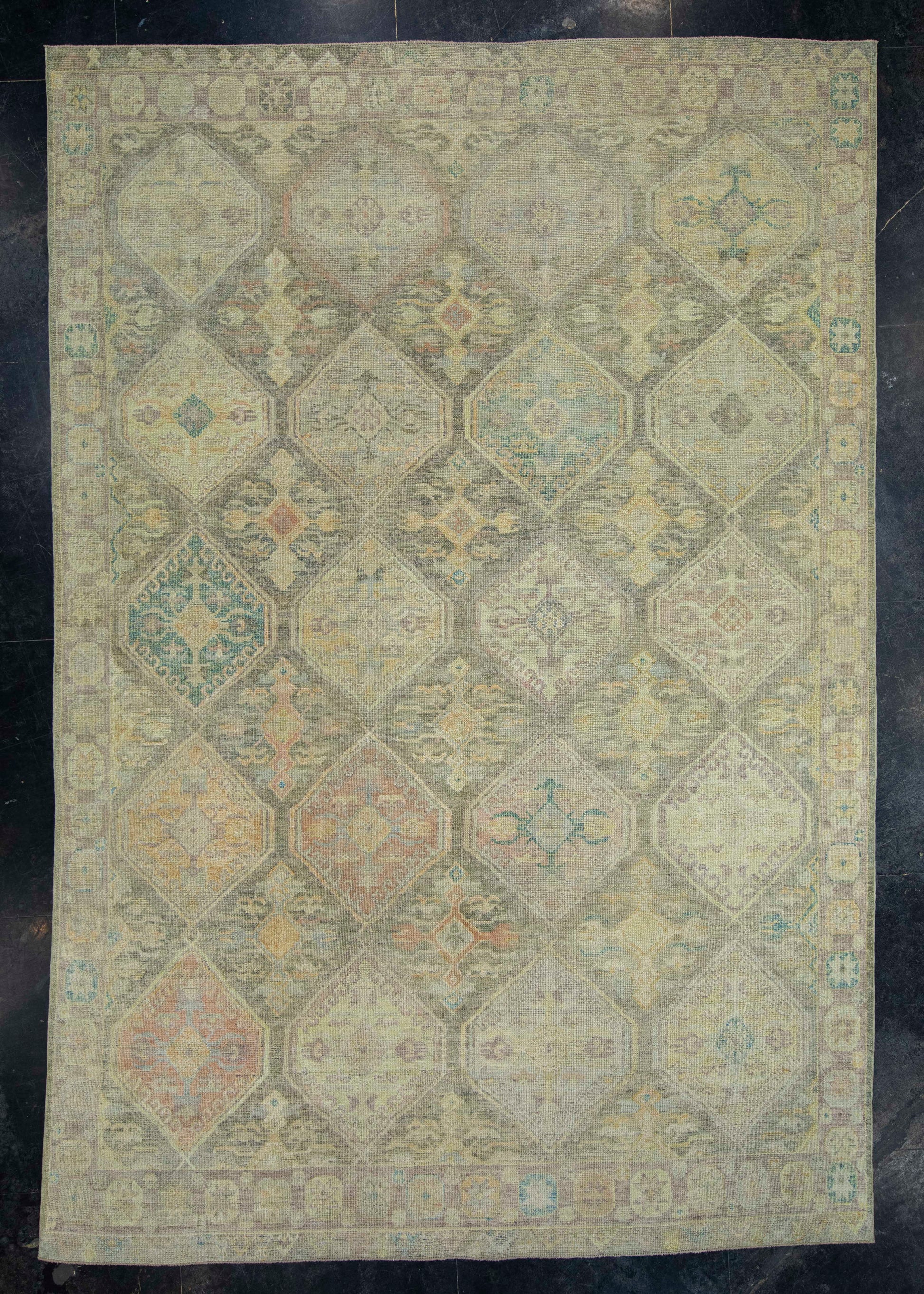 Turkish Oushak Rug 9' x 13'2" #18646