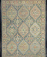Turkish Oushak Rug 9'5" x 12'9" #18637