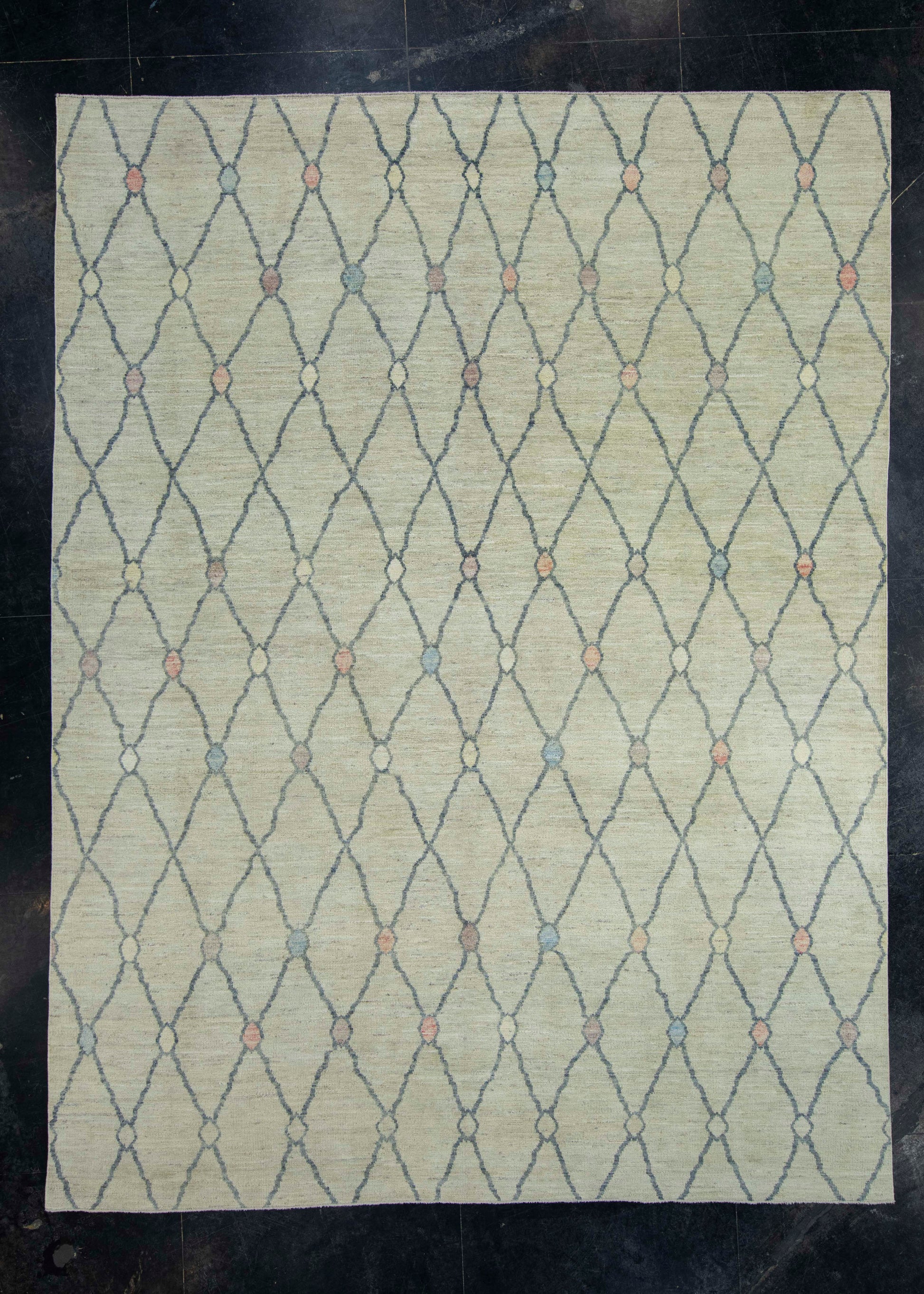 Turkish Oushak Rug 9'1" x 12' #18502