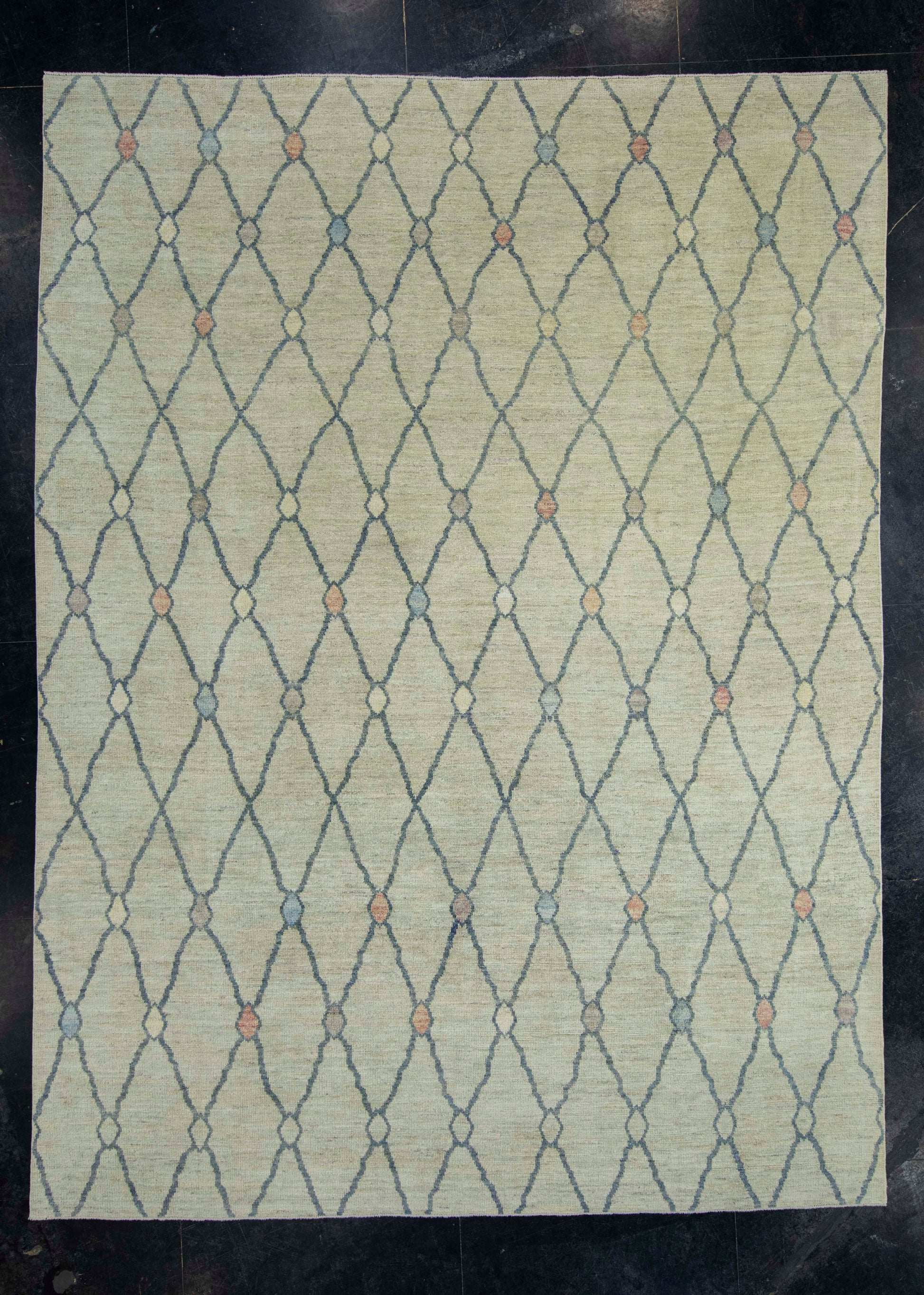 Turkish Oushak Rug 9'2" x 12'3" #18515