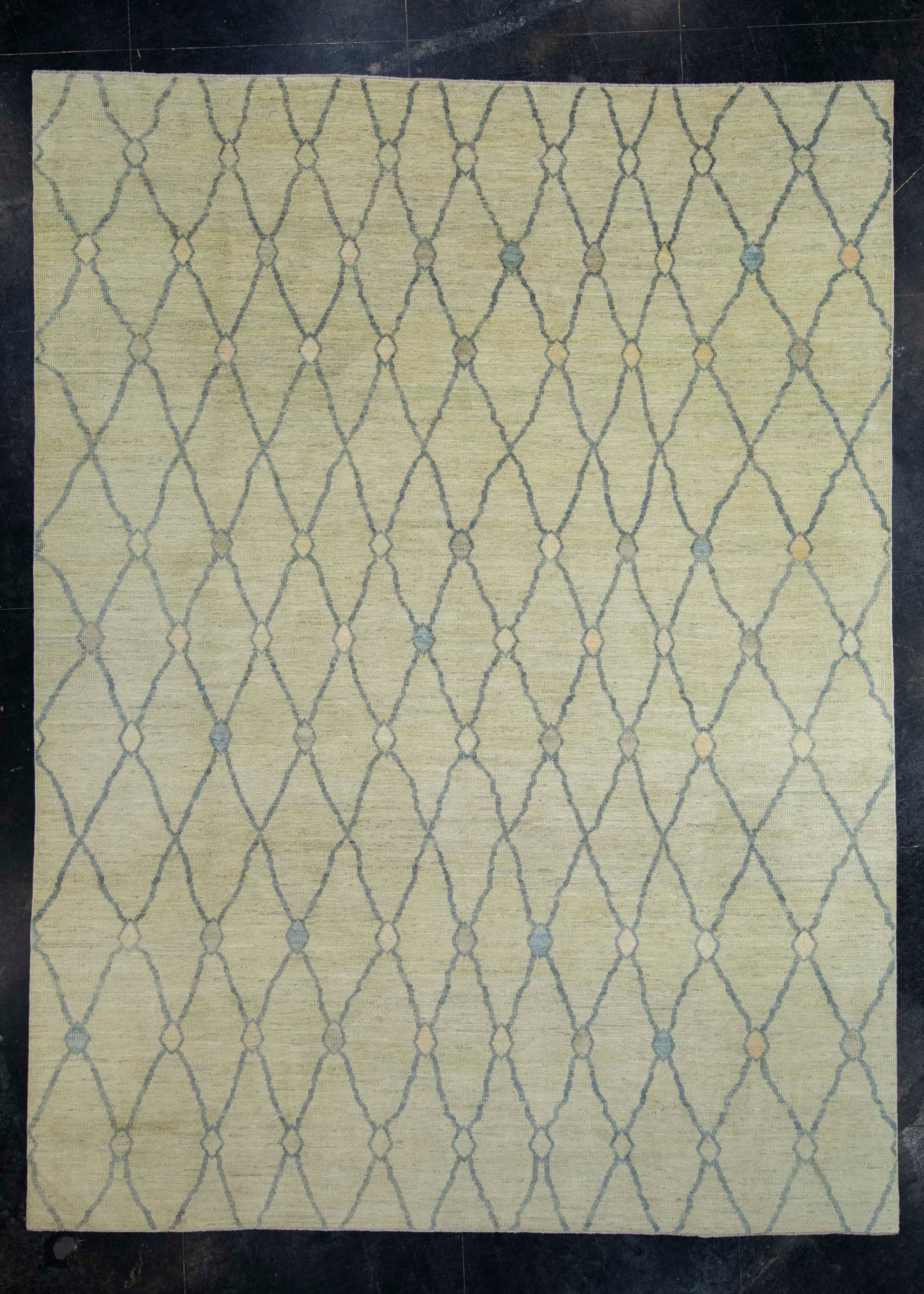 Turkish Oushak Rug 9'4" x 12'5" #18521