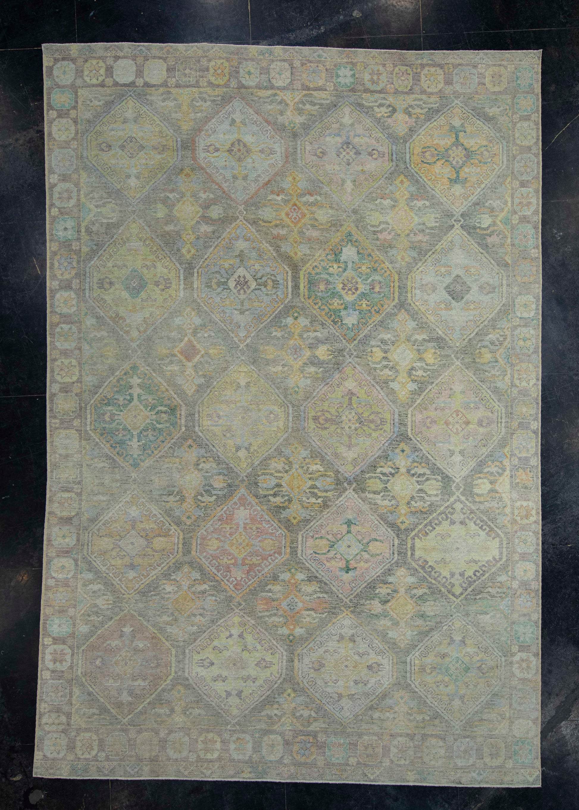 Turkish Oushak Rug 8'7" x 12'5" #18659