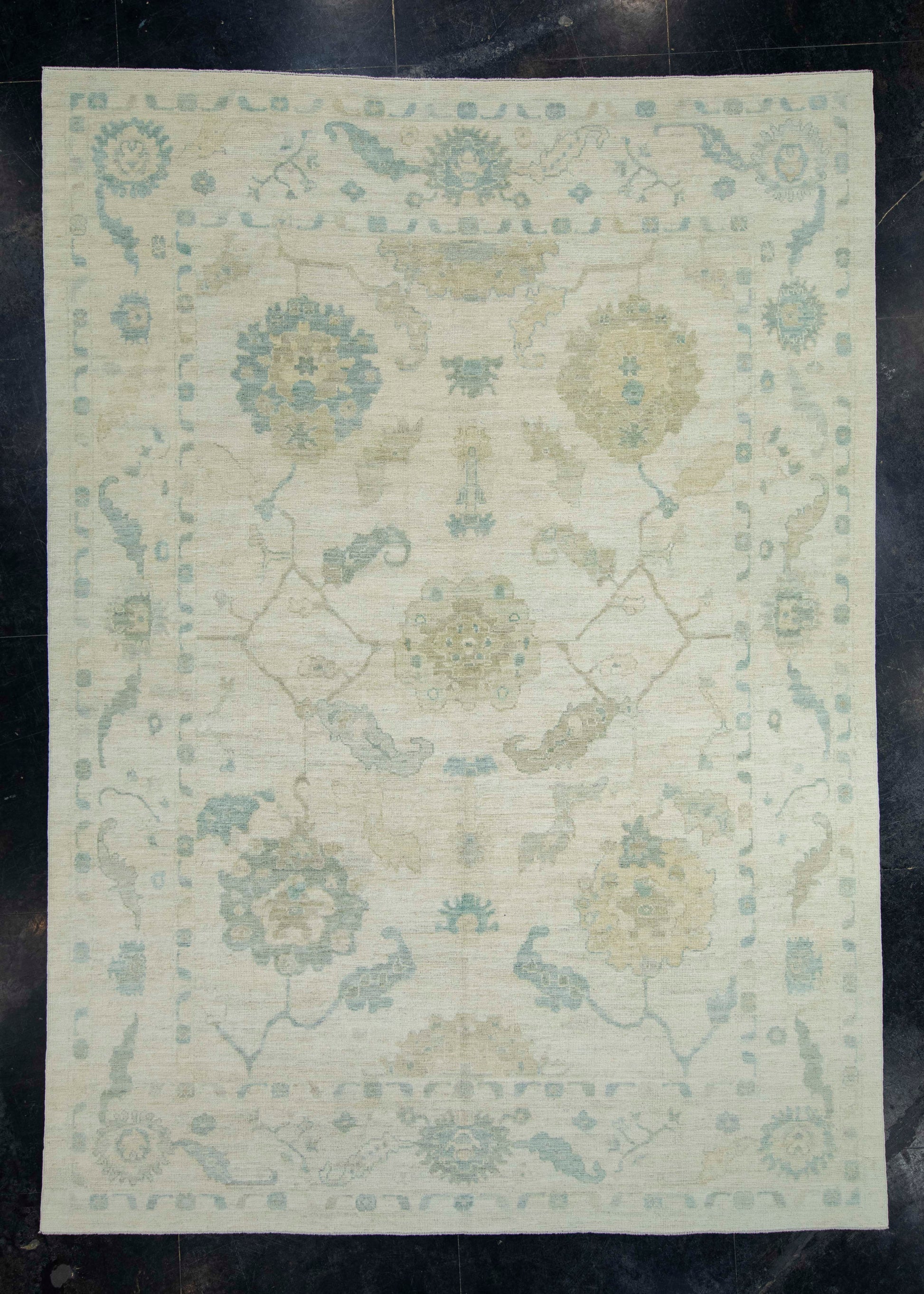 Turkish Oushak Rug 9' x 12'6" #18692