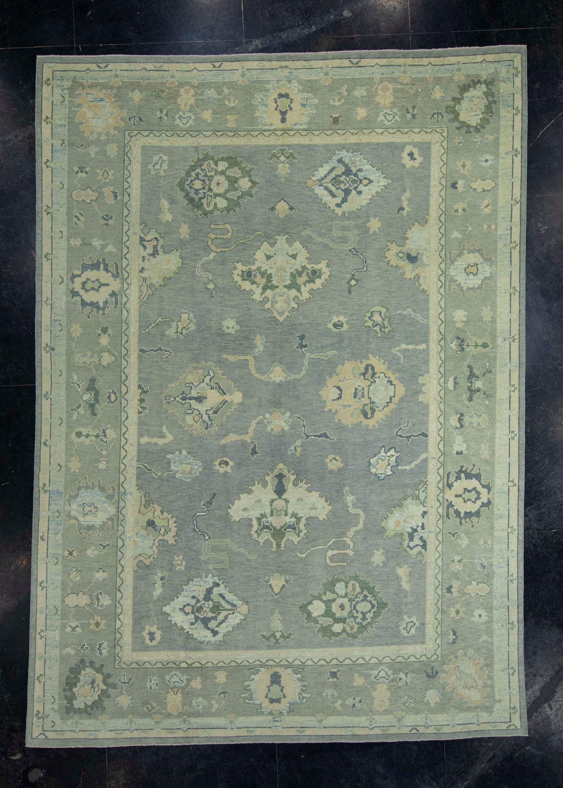 Turkish Oushak Rug 8'9" x 12'3" #18101