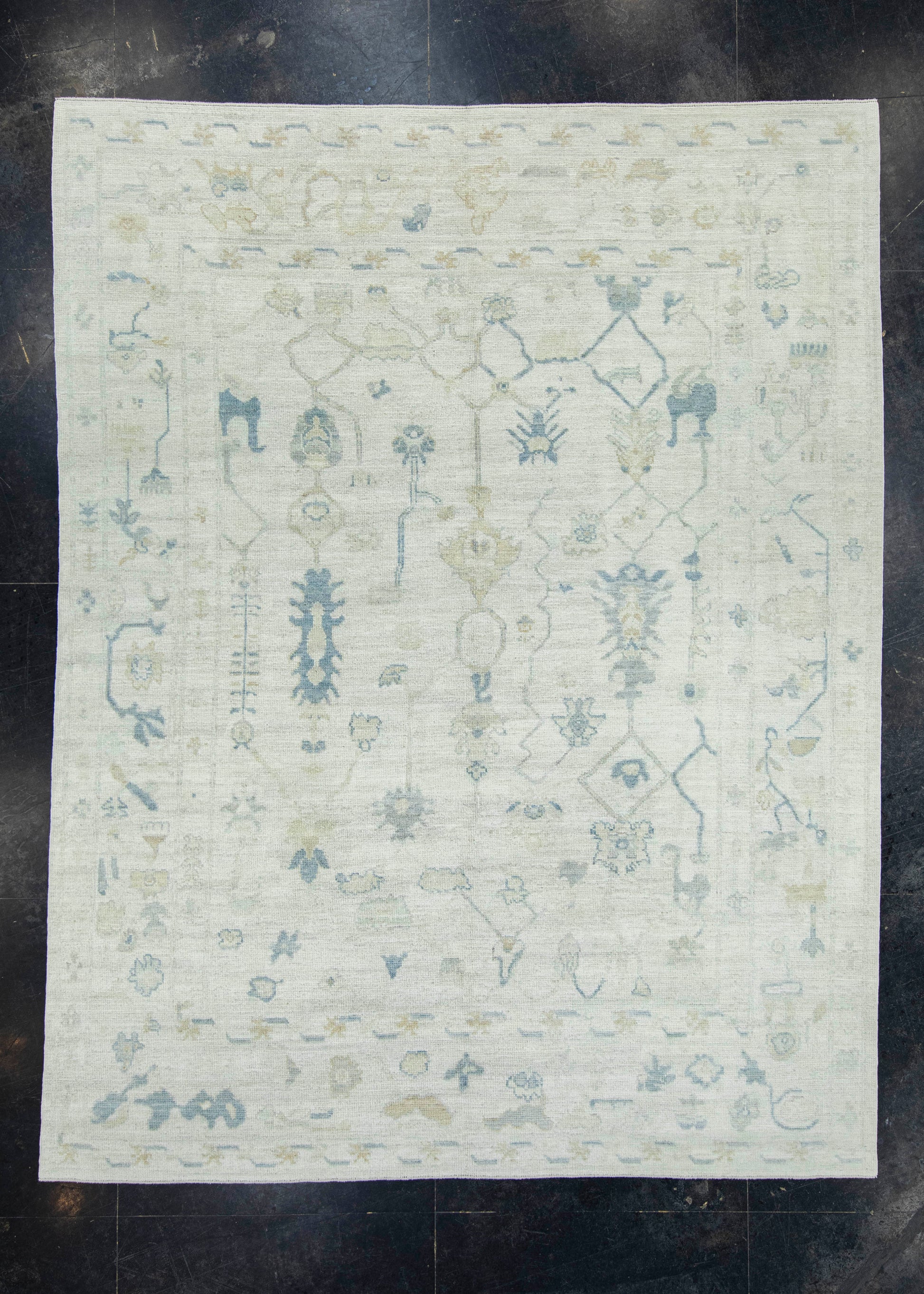 Turkish Oushak Rug 7'11" x 10'3" #18693