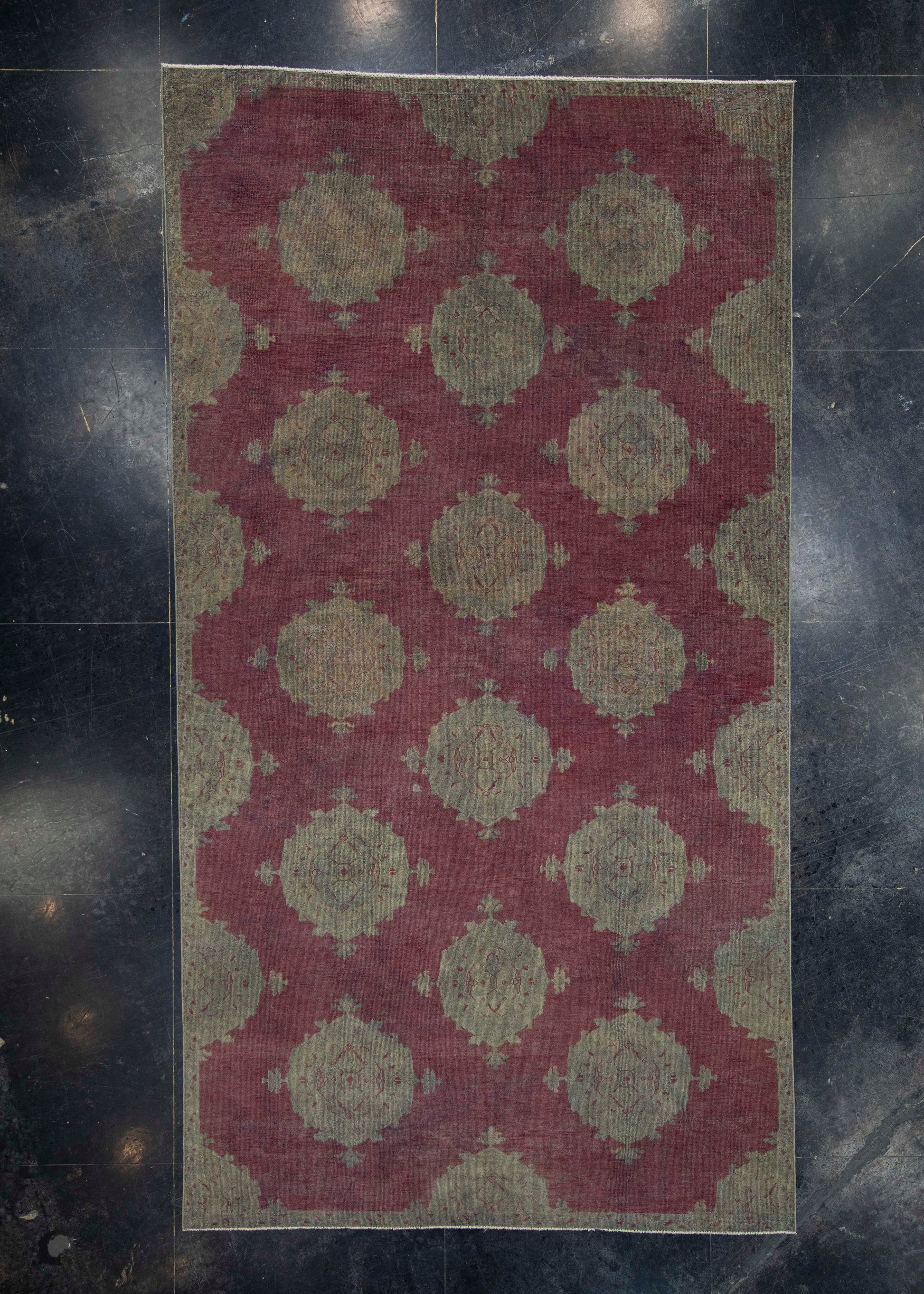 Turkish Oushak Rug 6'10" x 12'9" #18689