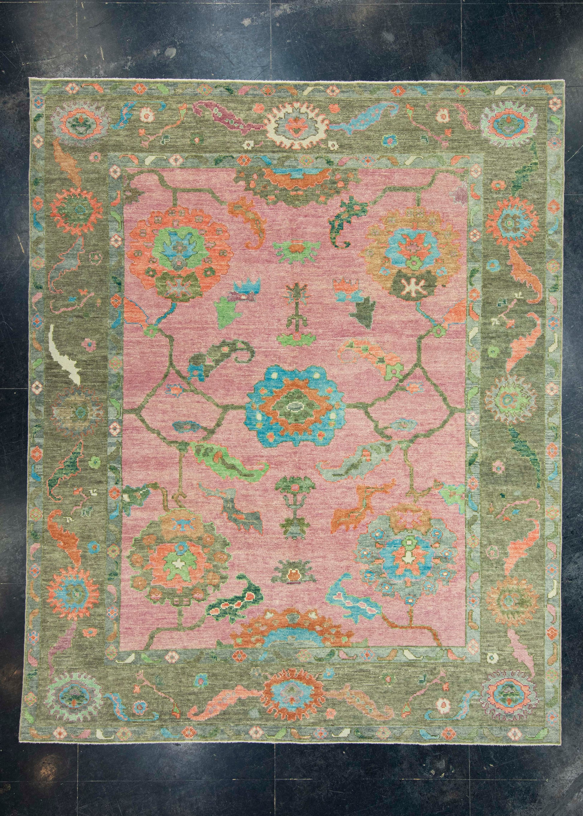 Turkish Oushak Rug 8'3" x 10'2" #18111