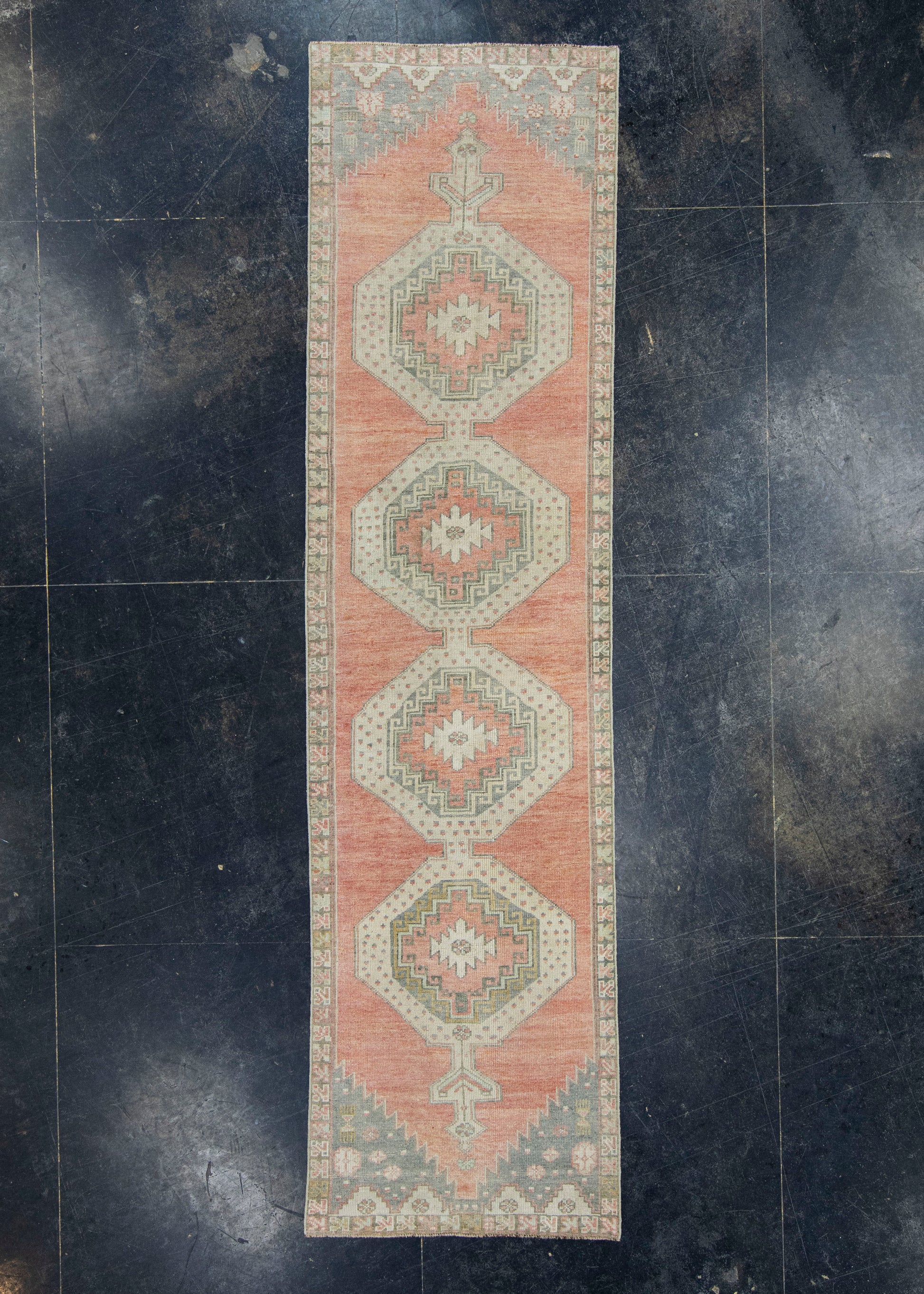 Turkish Anatolian Runner Rug 2'7" x 9'9" #18059