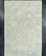 Turkish Oushak Rug 6'1" x 9' #18650