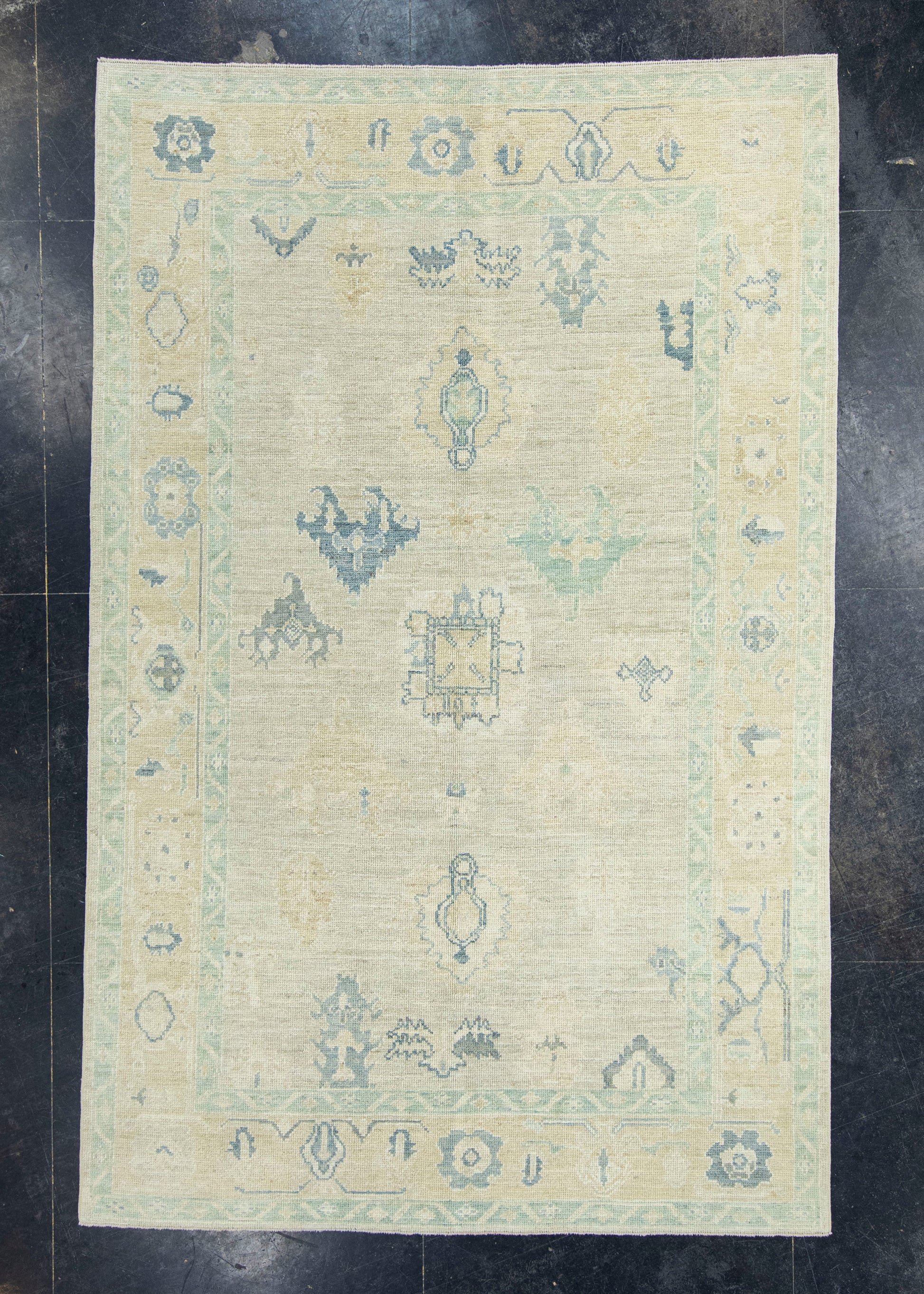 Turkish Oushak Rug 6' x 9'5" #18625