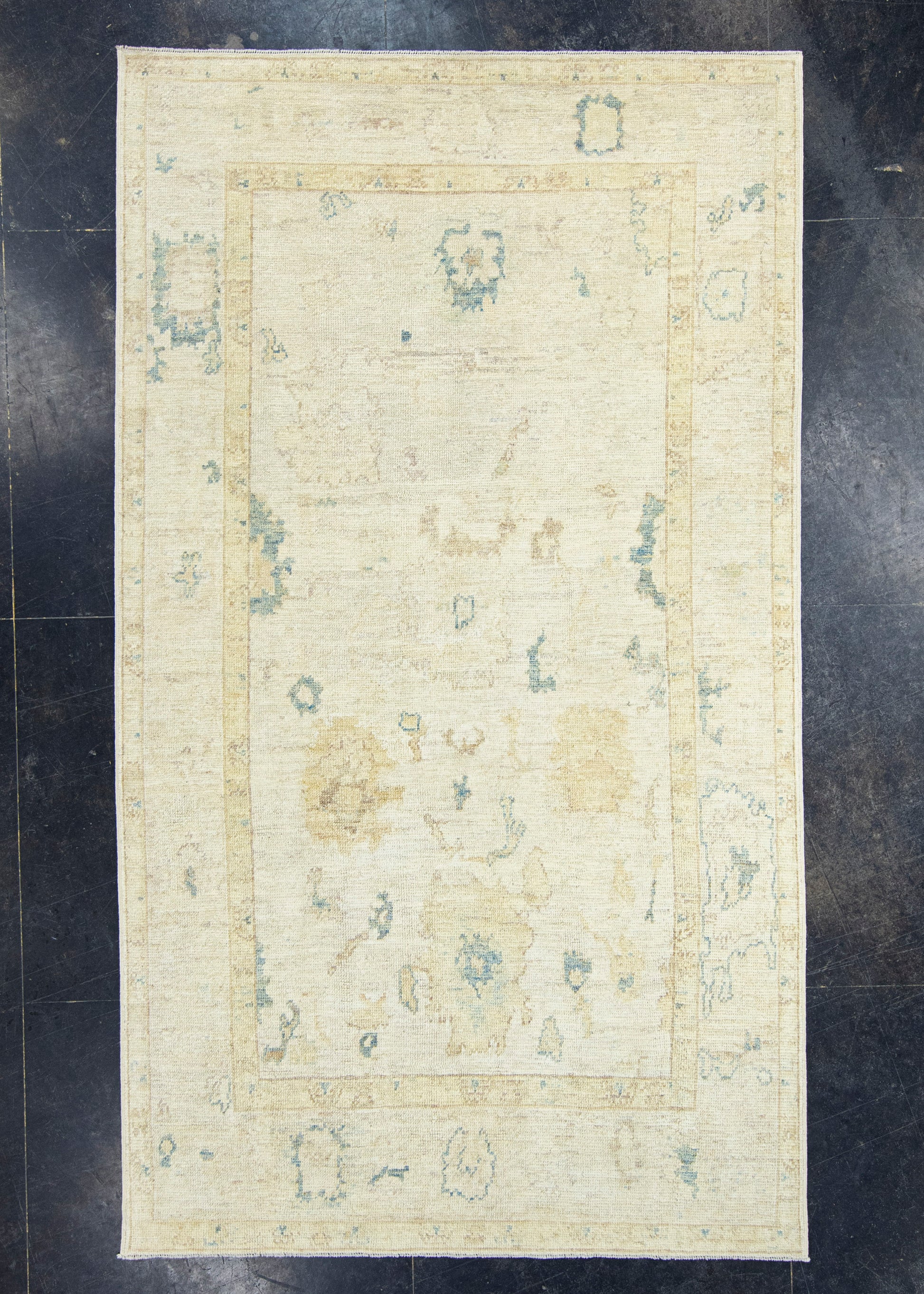 Turkish Oushak Rug 5'4" x 9'5" #18045