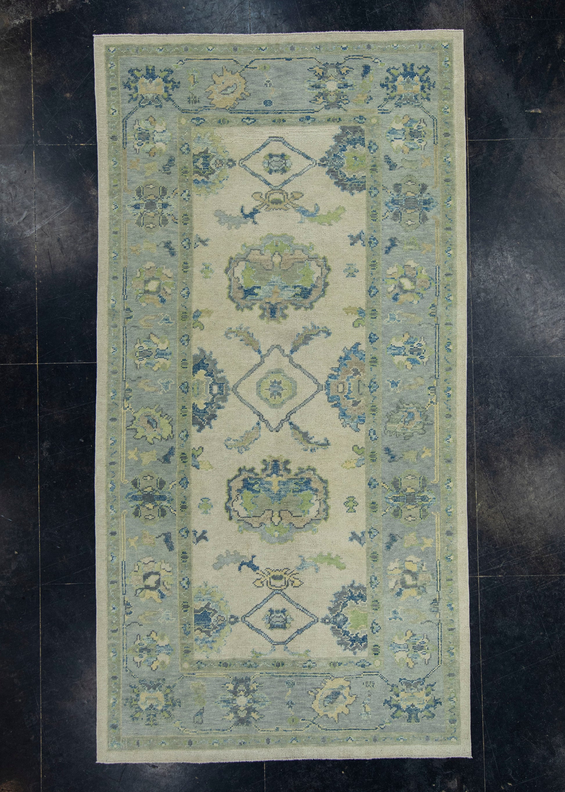Turkish Oushak Rug 5'1" x 9'11" #18036