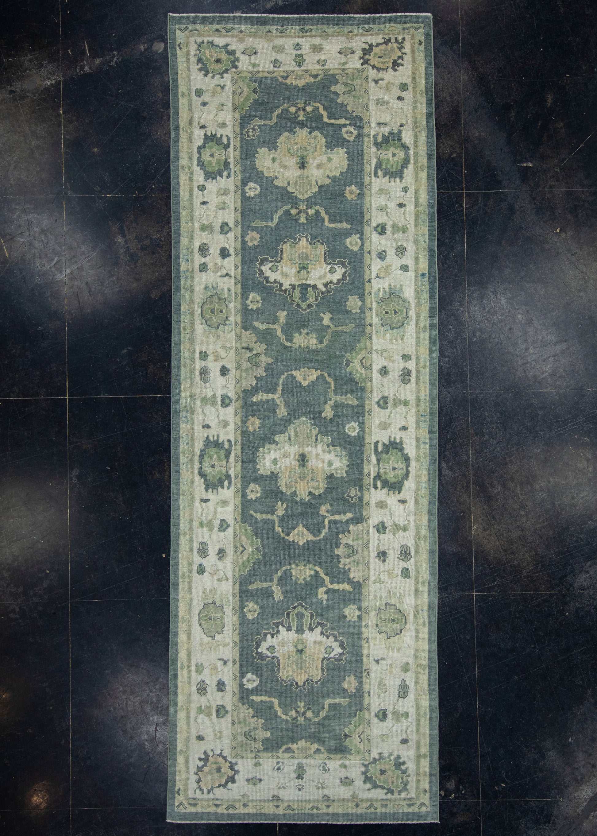 Turkish Oushak Rug 4' x 11'11" #18096
