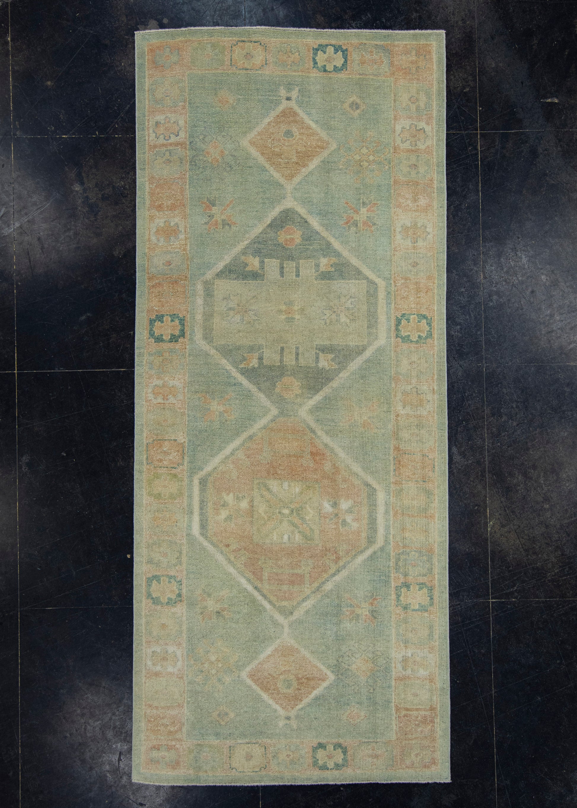 Turkish Oushak Rug 4' x 9'6" #18017