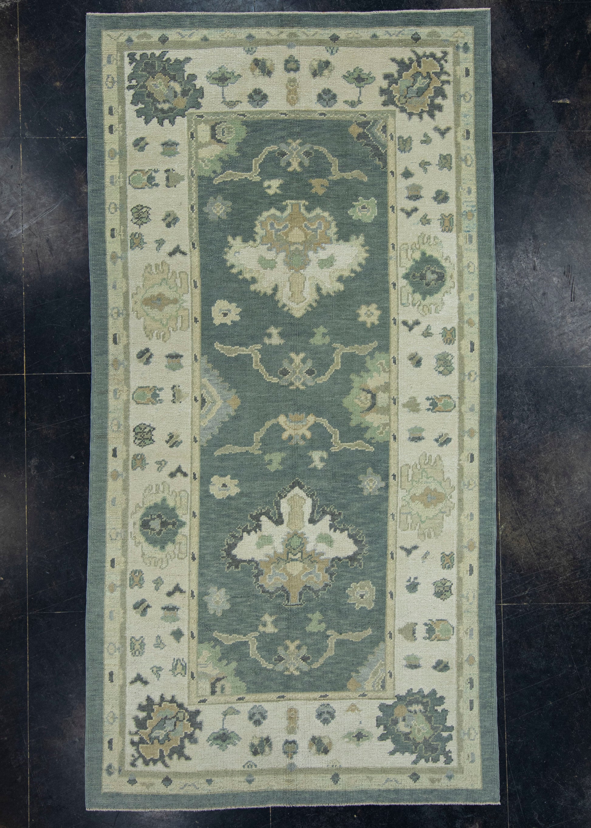Turkish Oushak Rug 5'2" x 10' #18049