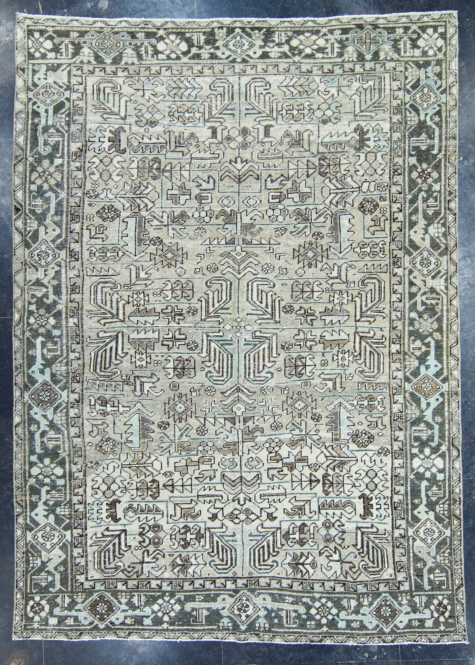 Turkish Vintage Rug 7'7" x 10'6" #16722