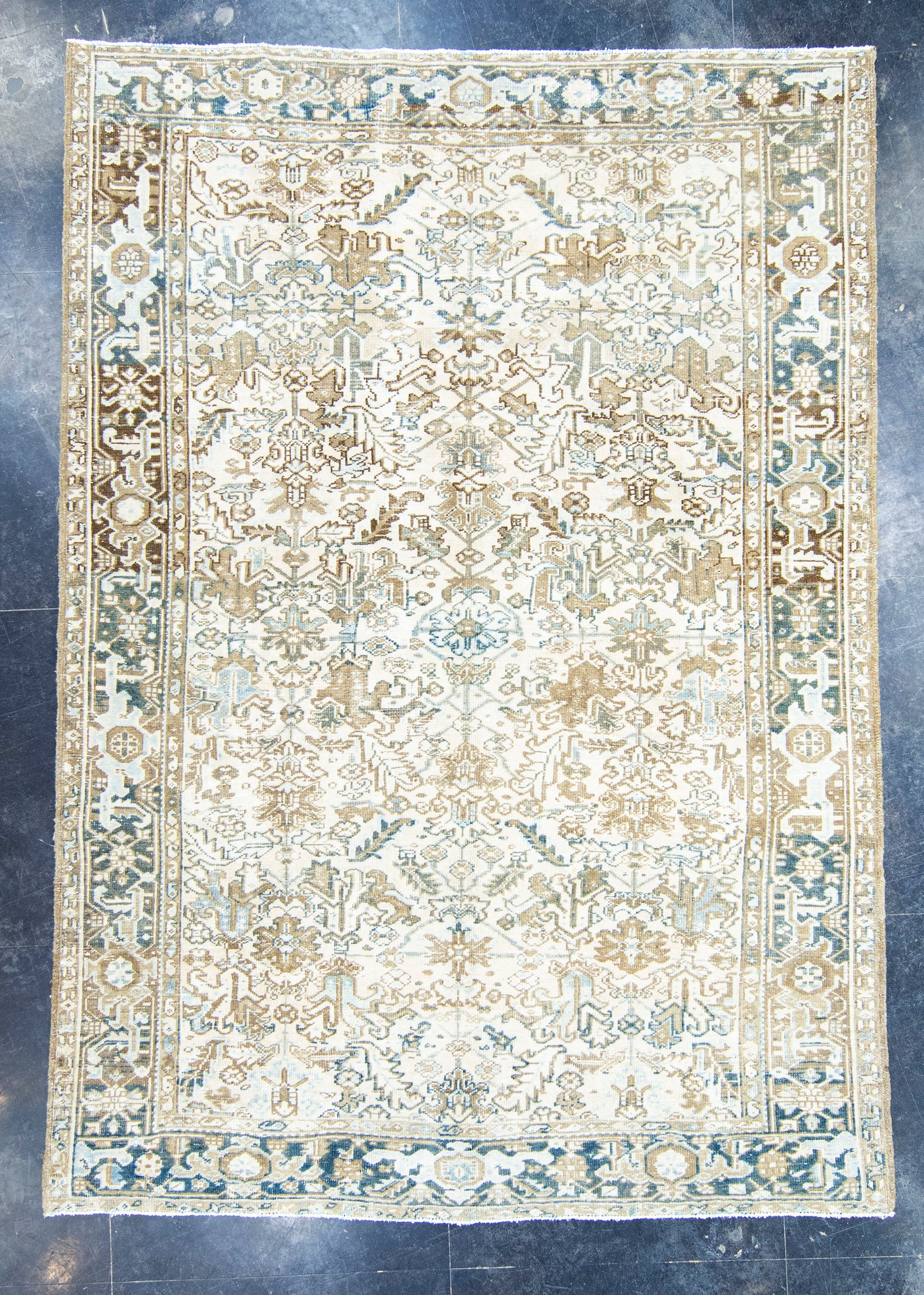 Turkish Vintage Rug 7'4" x 10'5" #16899