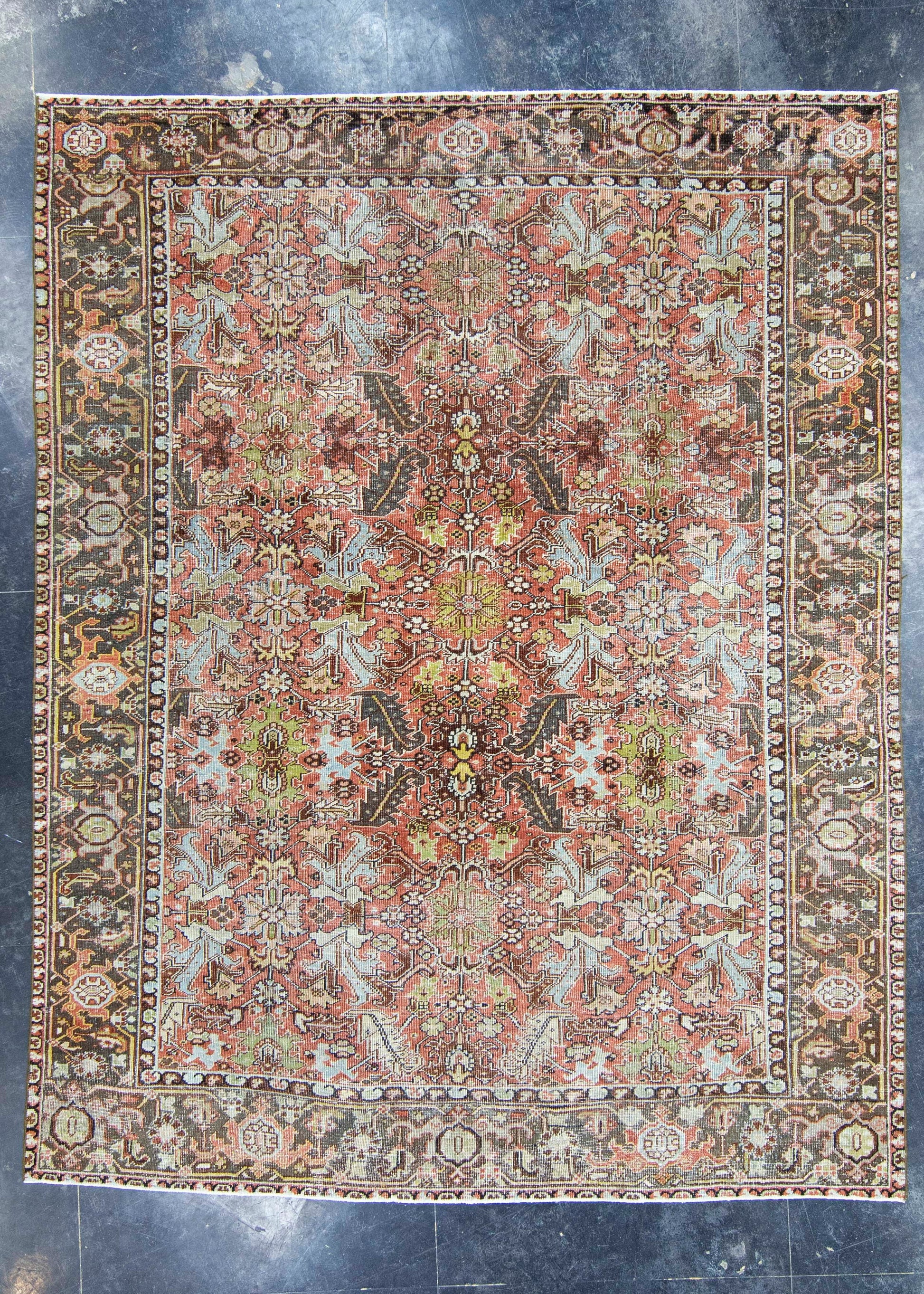 Turkish Vintage Rug 7'4" x 9'5" #16868