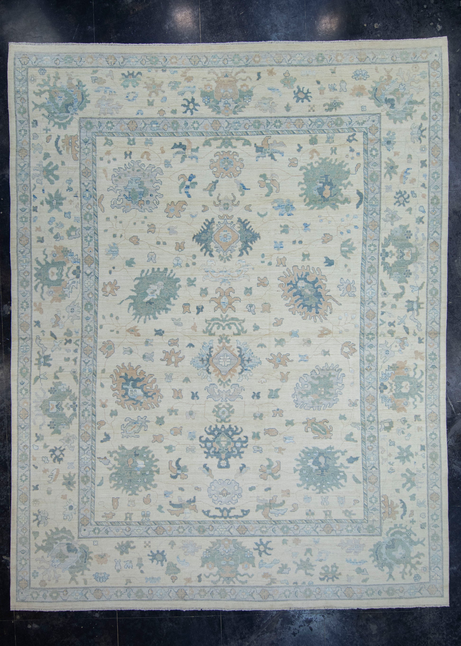 Oushak Rug 12'6" x 16'2" #17174