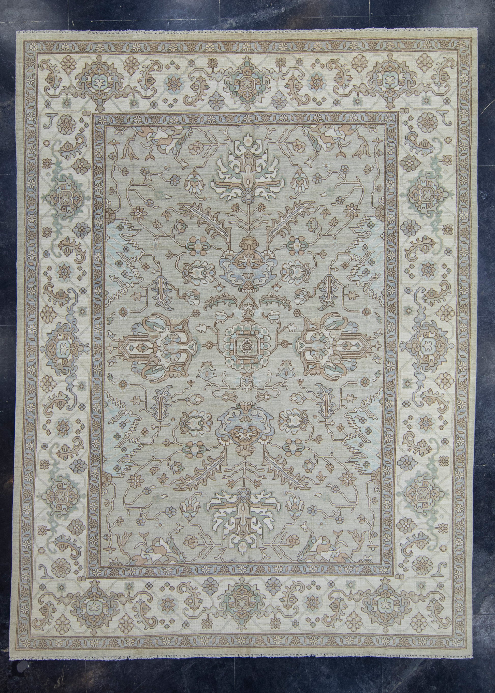 Oushak Rug 9'3" x 12'6" #17197