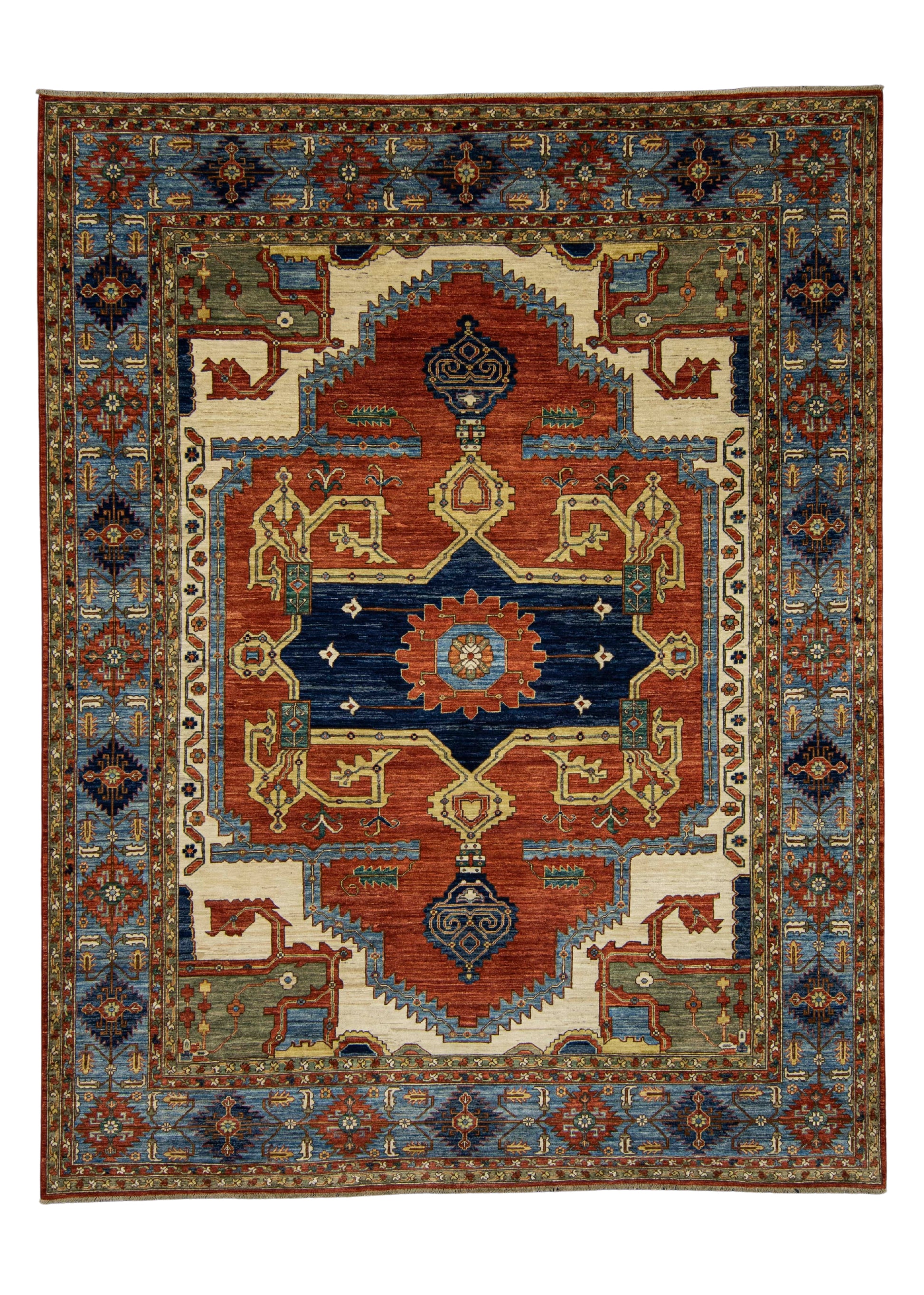 Oriental Handmade Rug  9' x 11'9" #22814